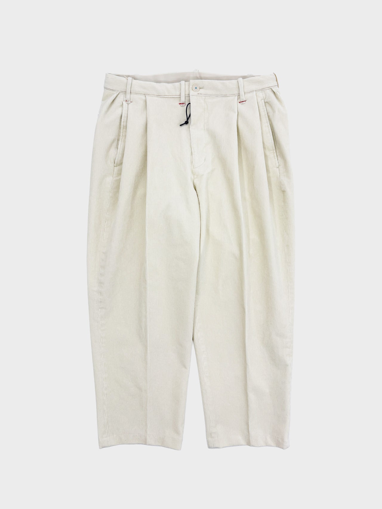 AlexanderLeeChang(LeeMake) / SMPL CORDY ANCLE PANTS 25 (OFF WHITE)