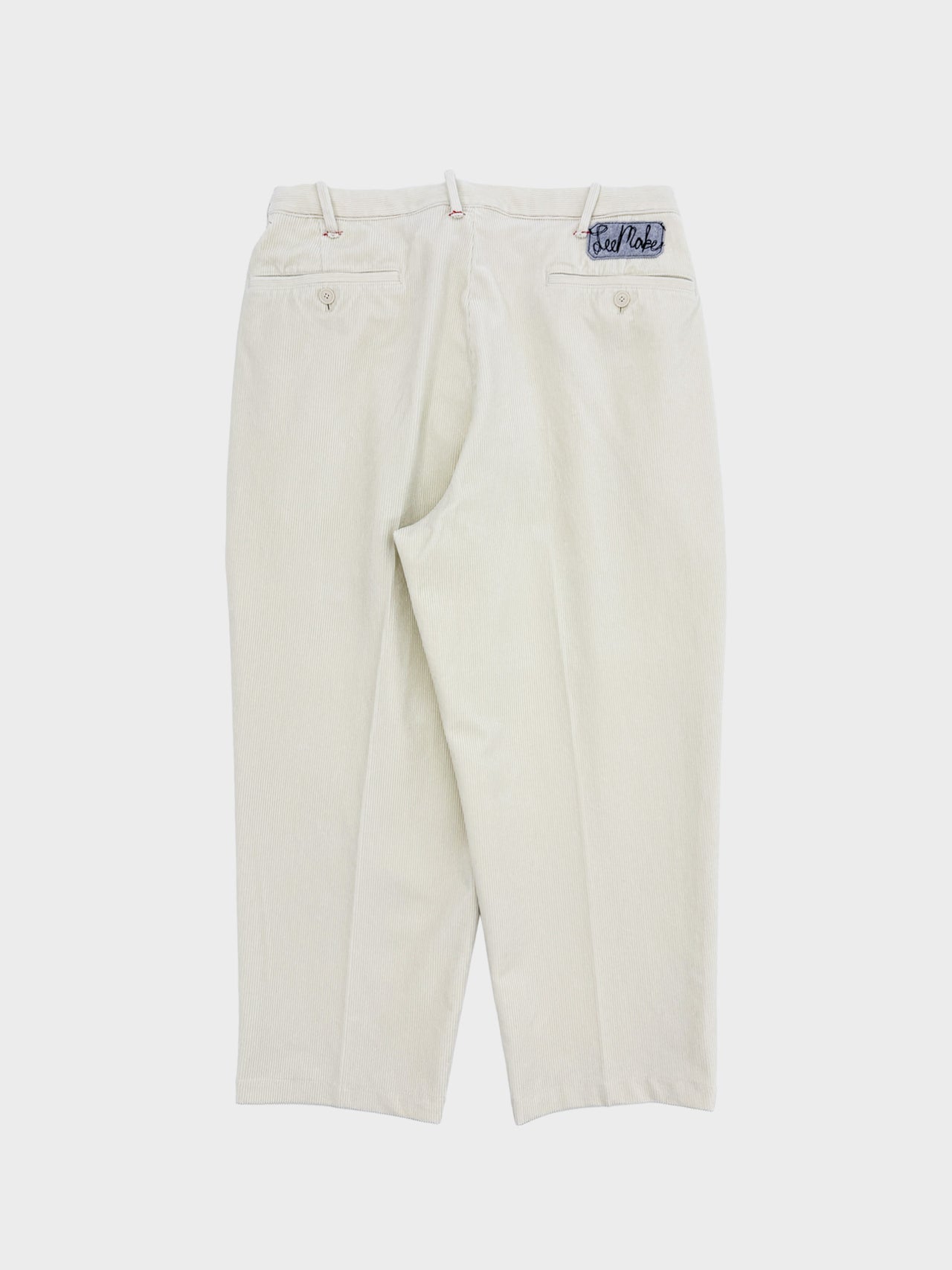 AlexanderLeeChang(LeeMake) / SMPL CORDY ANCLE PANTS 25 (OFF WHITE)
