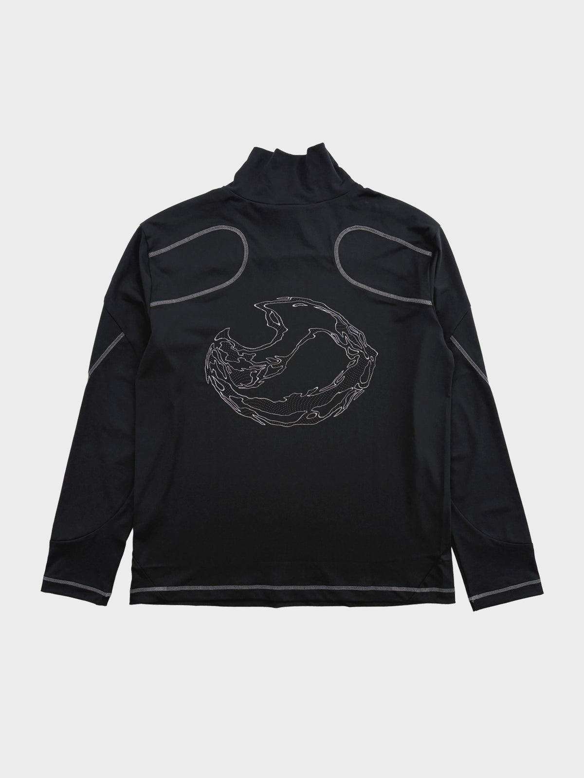 SOMEWHERE OUTSIDE HIKING COMPANY / SOHC COVERSTITCH TURTLENECK L/SL (BLACK)