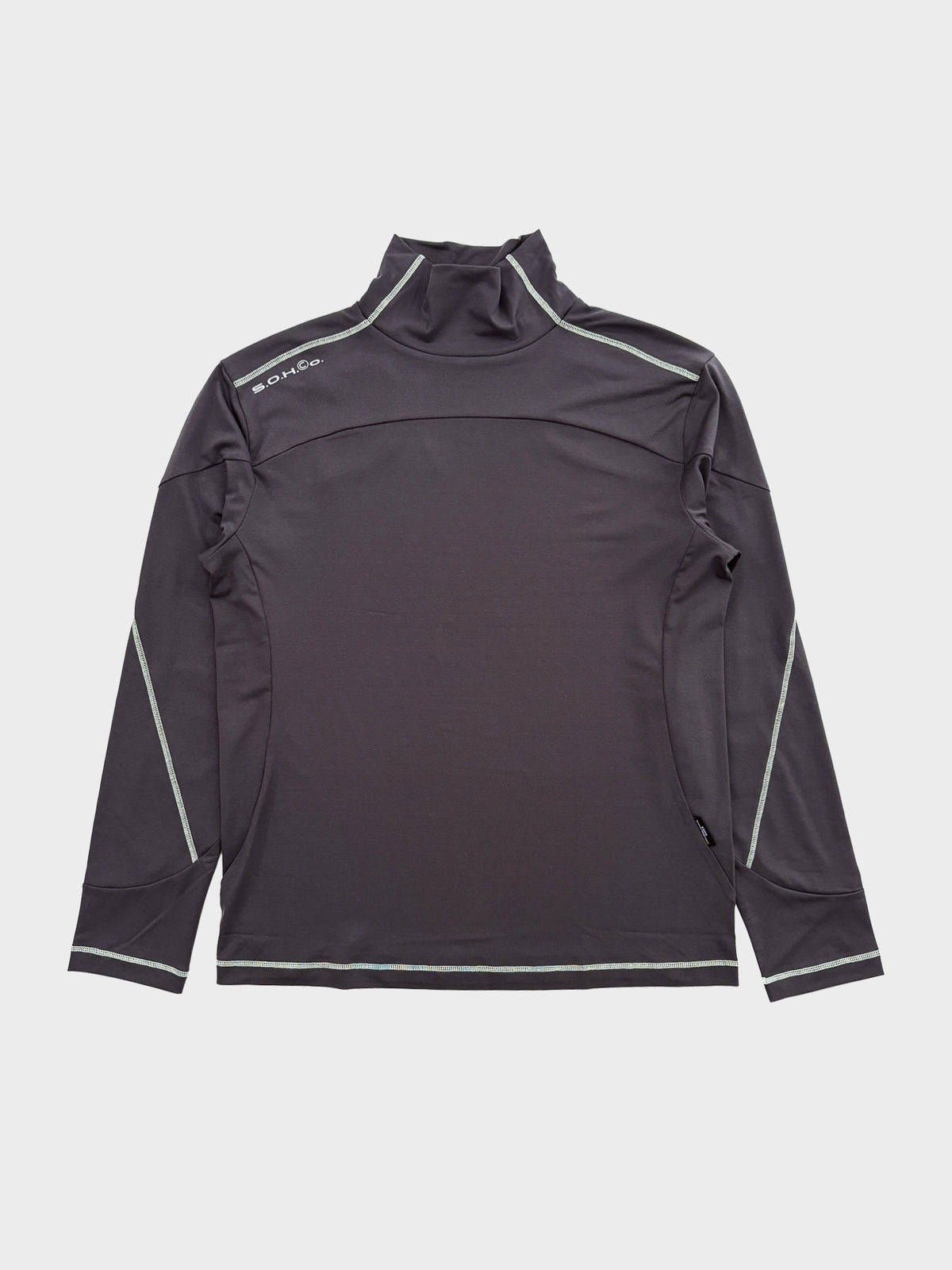 SOMEWHERE OUTSIDE HIKING COMPANY / SOHC COVERSTITCH TURTLENECK L/SL (GLAY)