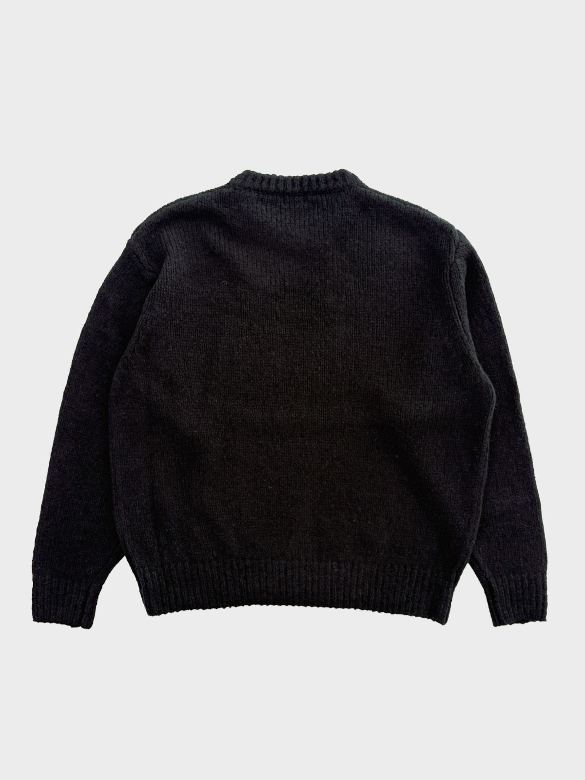 URU / CREW NECK KNIT (BLACK)