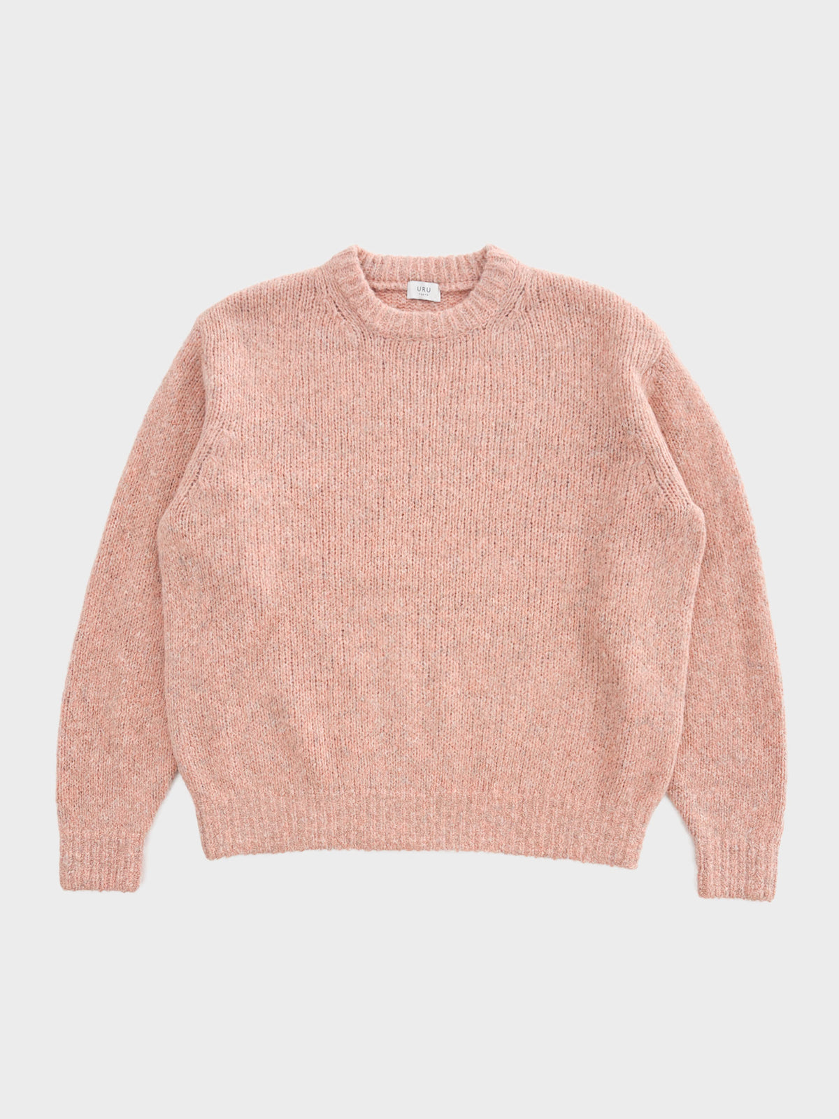 URU / CREW NECK KNIT (L.PINK)