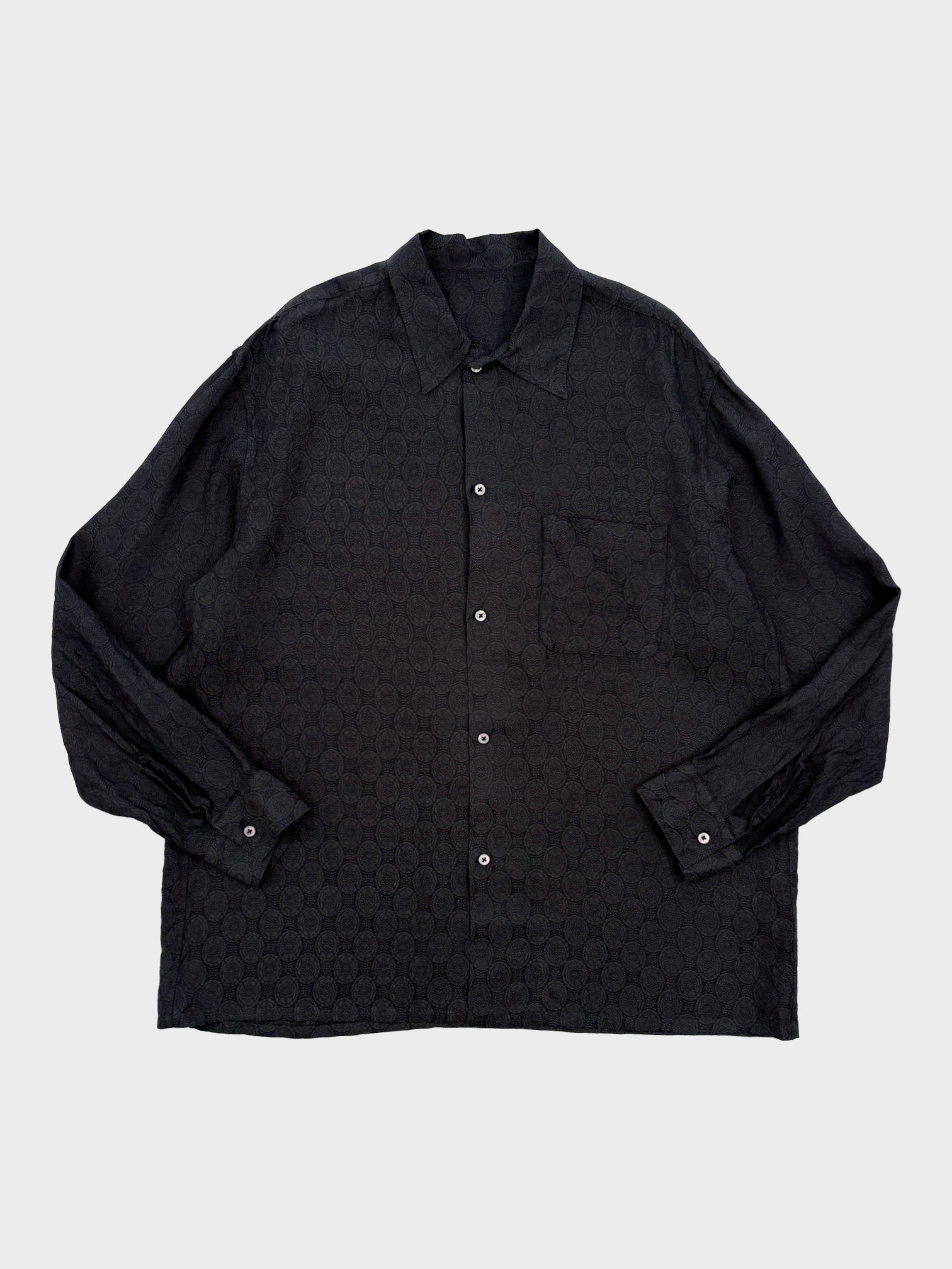 URU / CUPRA REGULAR COLLAR L/S SHIRT (CHARCOAL)