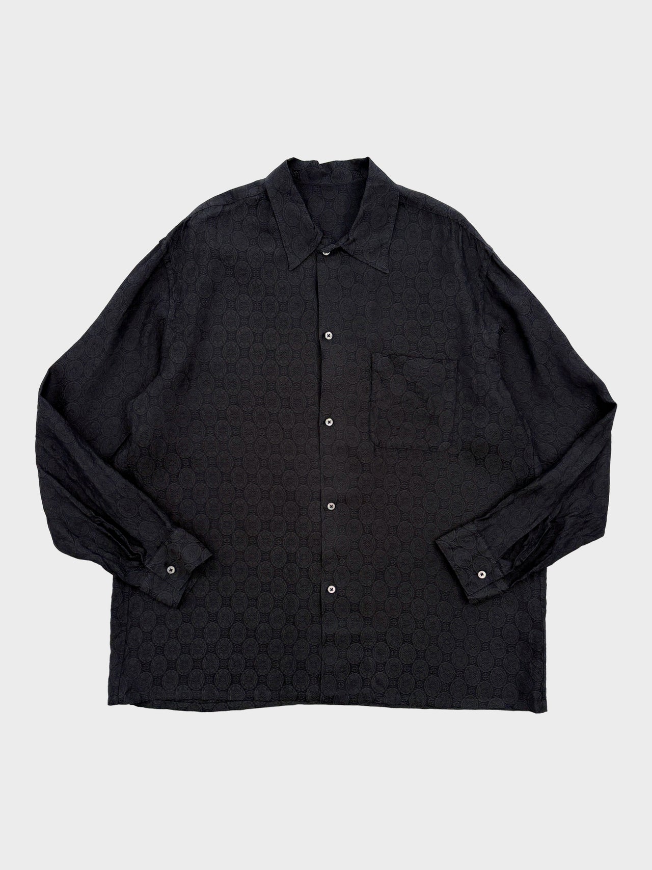 URU / CUPRA REGULAR COLLAR L/S SHIRT (CHARCOAL)