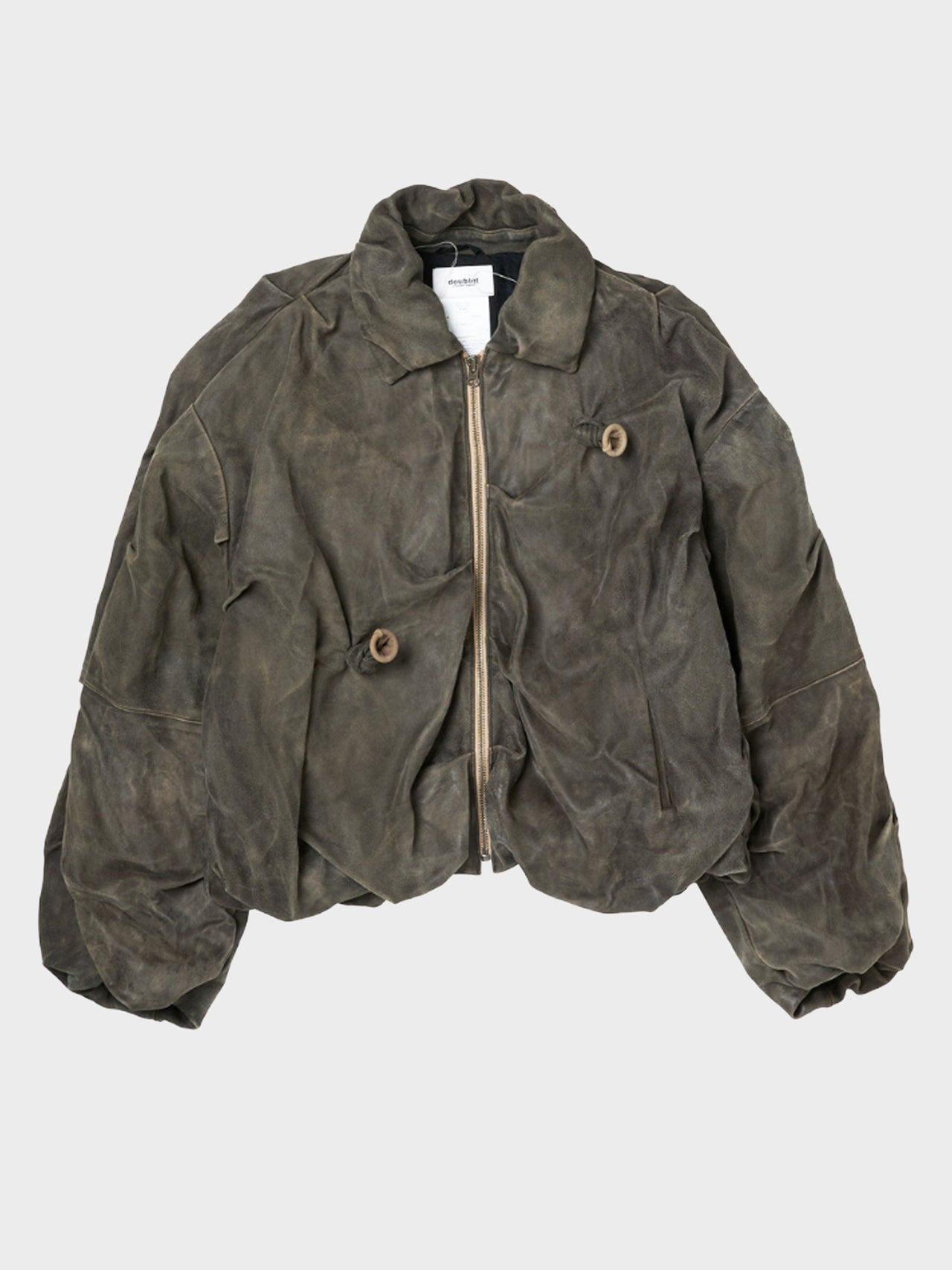 【8月15日(土)12:00発売】doublet / DEFLATED BALLOON LEATHER JACKET (BLACK)