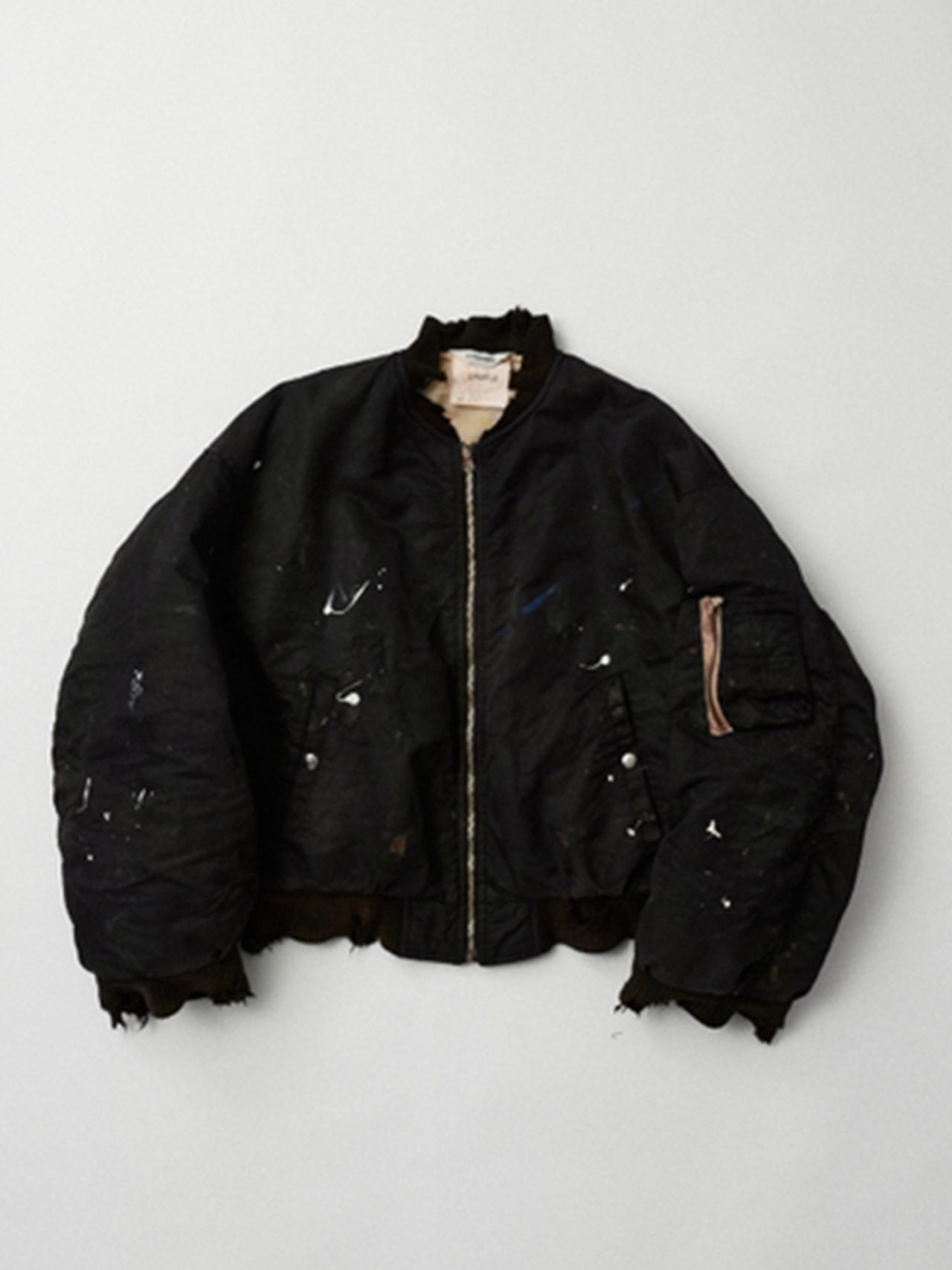 【9月入荷予定】DIGAWEL / DISTRESSED MA-1 (BLACK)