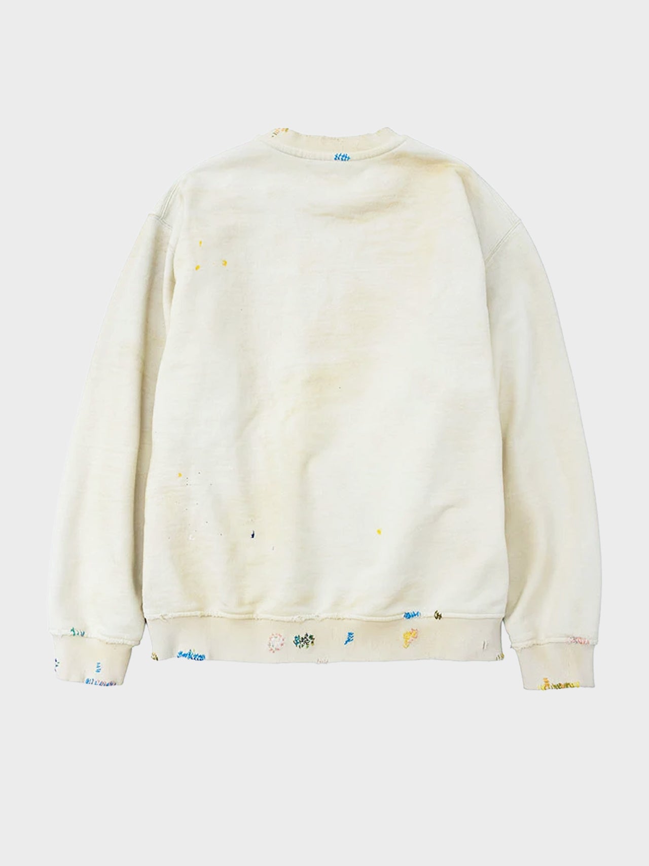 【8/28(金)12:00発売】DIGAWEL / DISTRESSED SWEATSHIRT (CREAM)