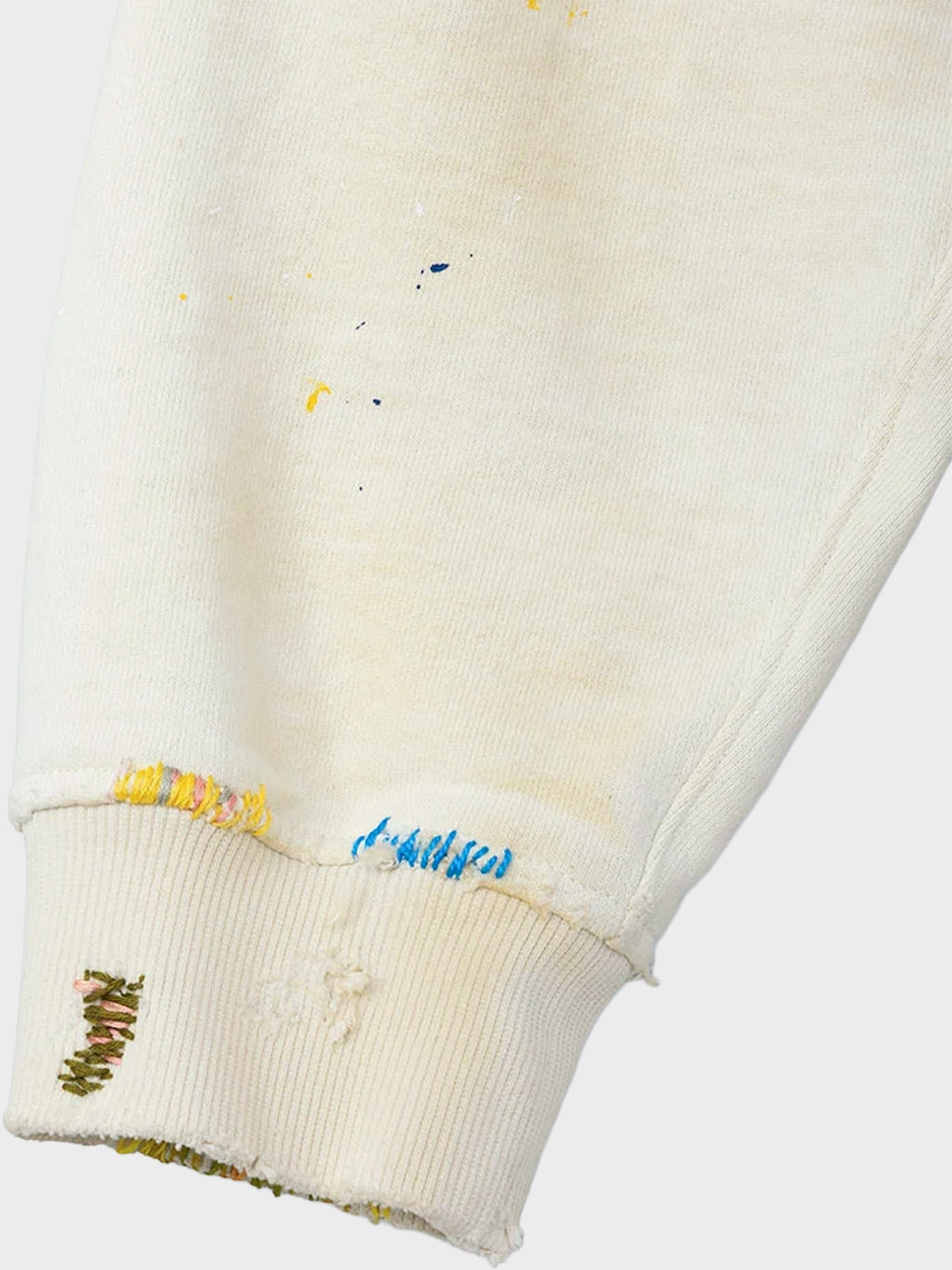 DIGAWEL / DISTRESSED SWEATSHIRT (CREAM)