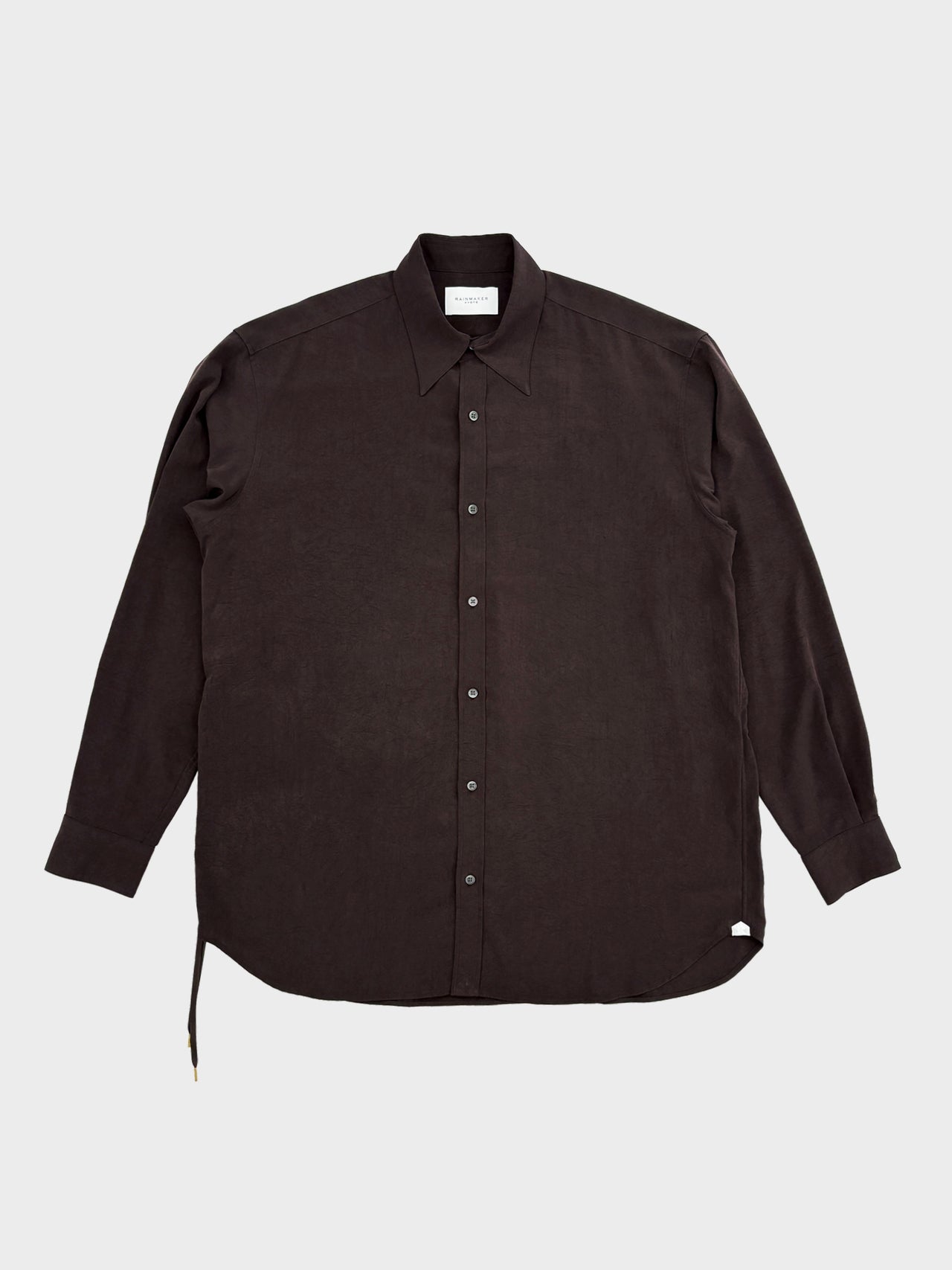 【8月28日(金)12:00発売】RAINMAKER / REGULAR COLLAR DOUGI SHIRT (BROWN)