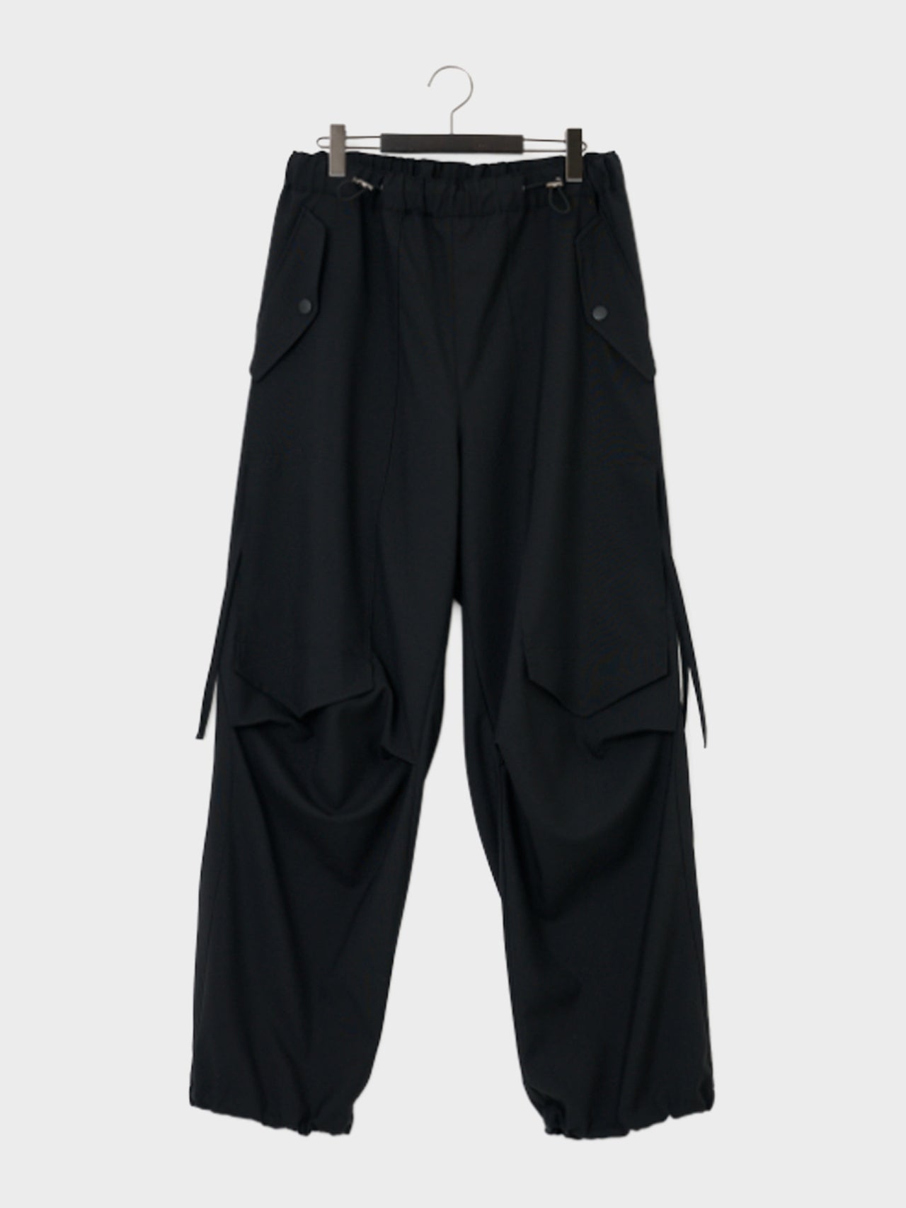 【6月中旬入荷予定】UJOH / DRAWCORD UTILITY PNT (BLACK)