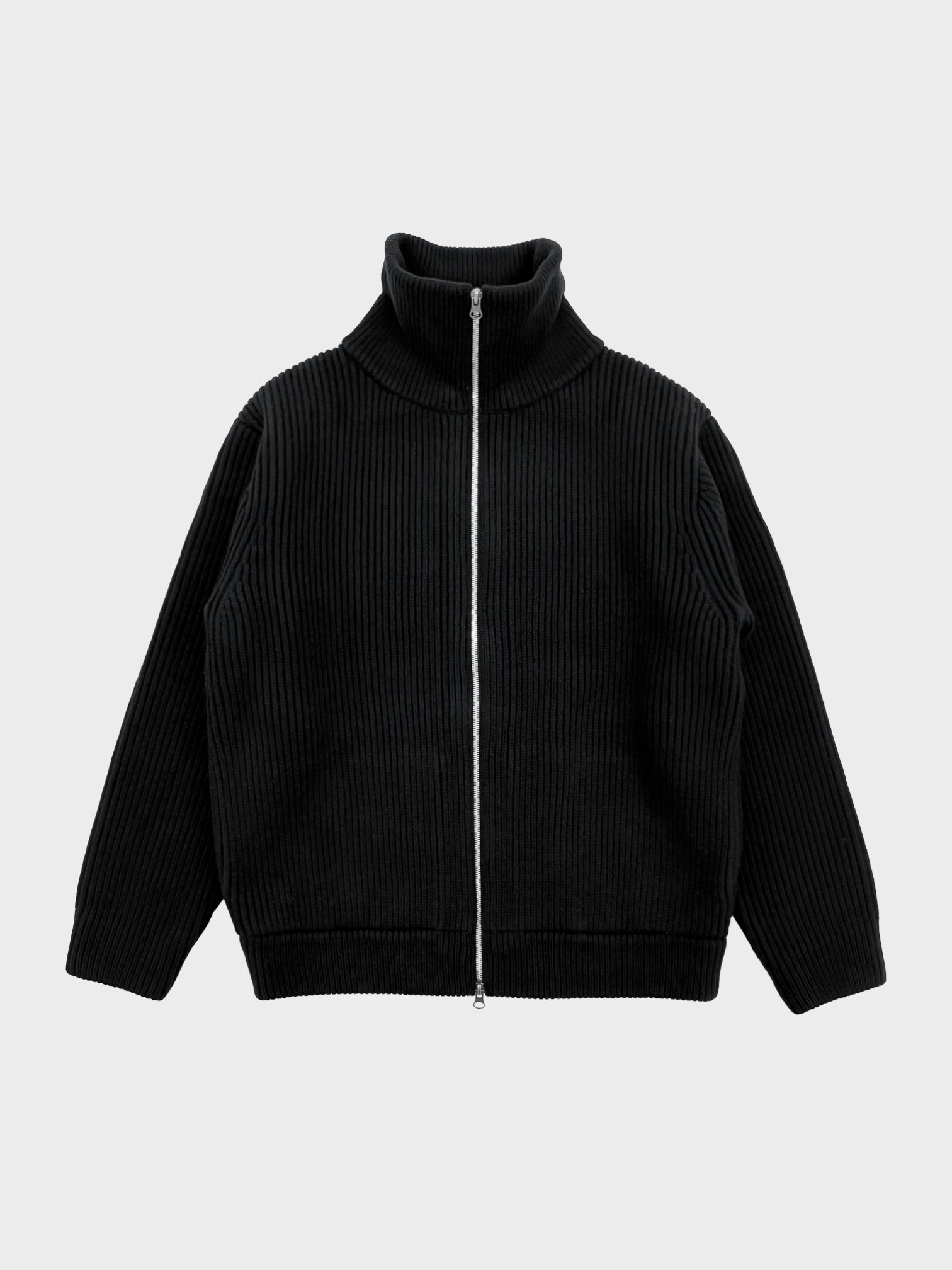 WEWILL / DRIVERS KNIT JACKET (BLACK)