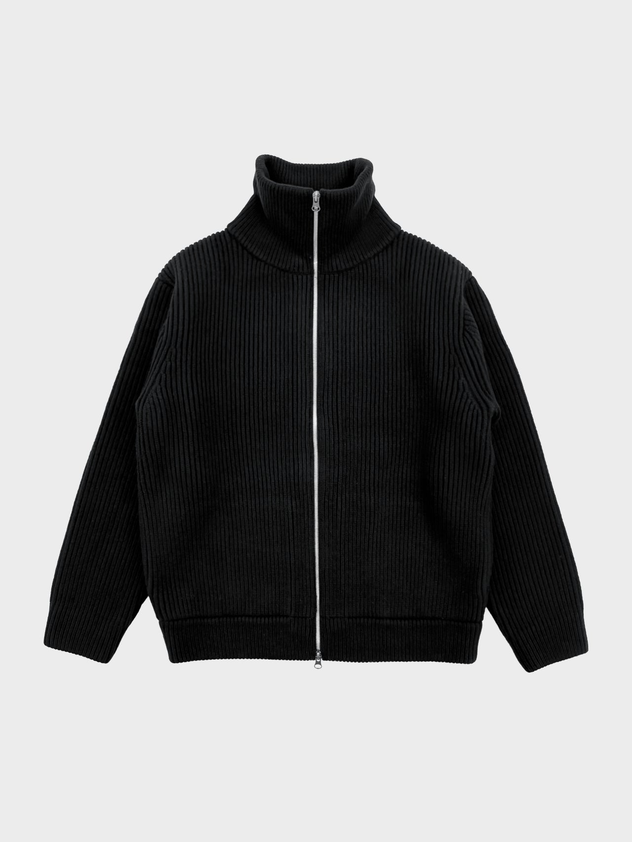 WEWILL / DRIVERS KNIT JACKET (BLACK)