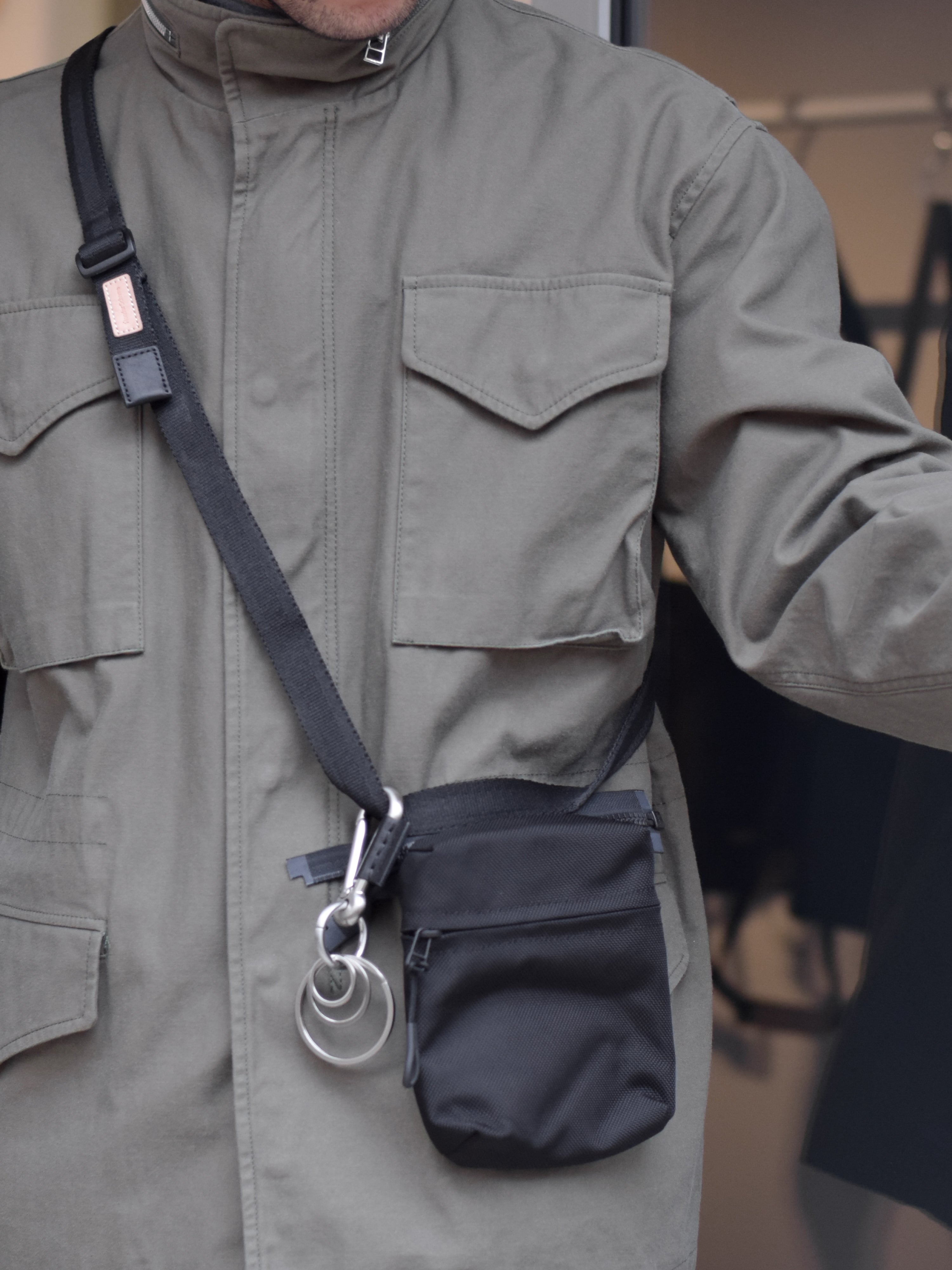 Hender Scheme / module shoulder mini (BLACK)