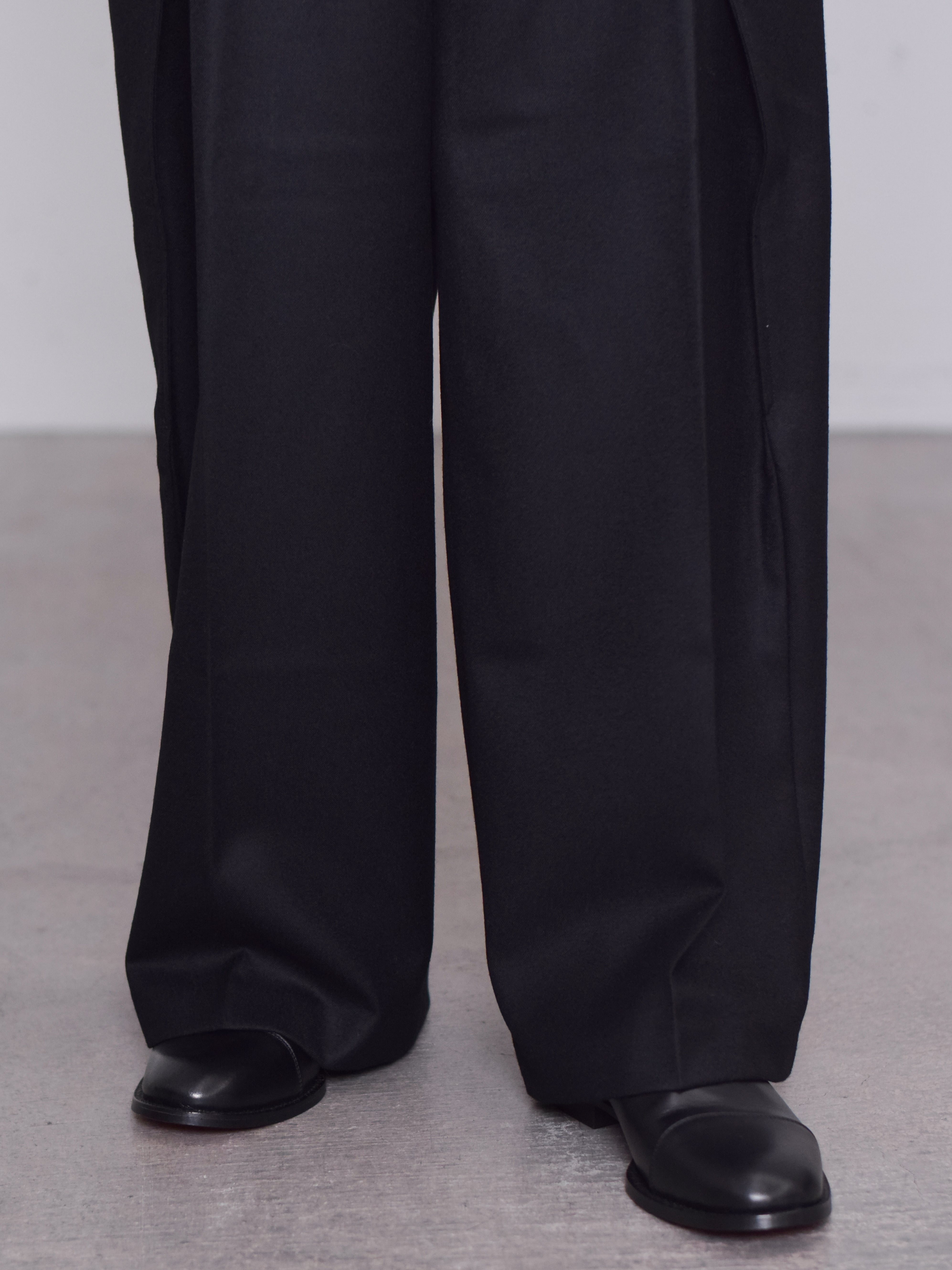 HATRA / Dub Tailored Trousers(BLACK)