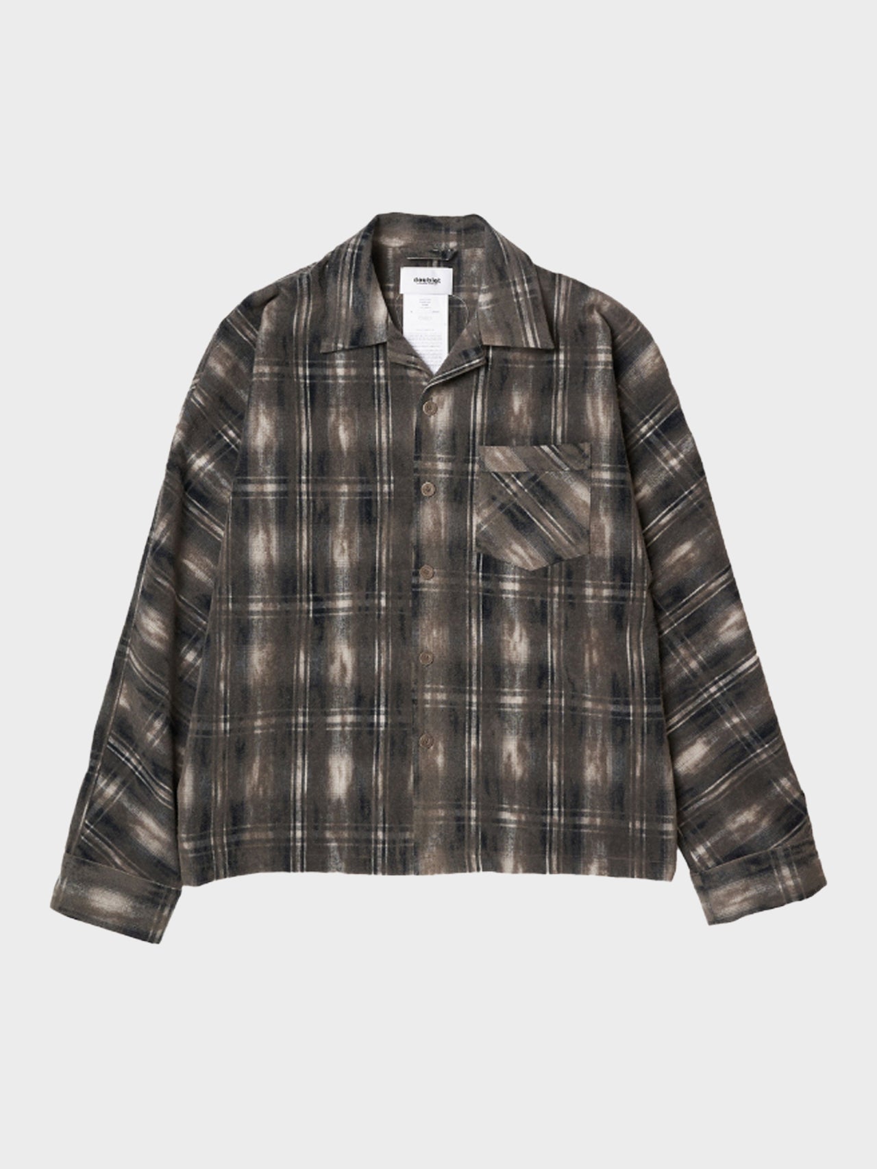 【8月15日(土)12:00発売】doublet / DUST FLOCKY PAJAMA SHIRT (GRAY)