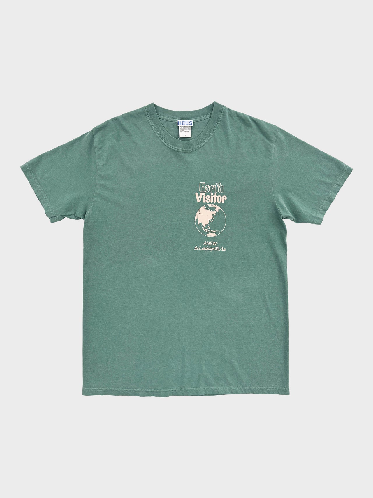HELS / EARTH VISITOR T-SHIRT(GREEN)