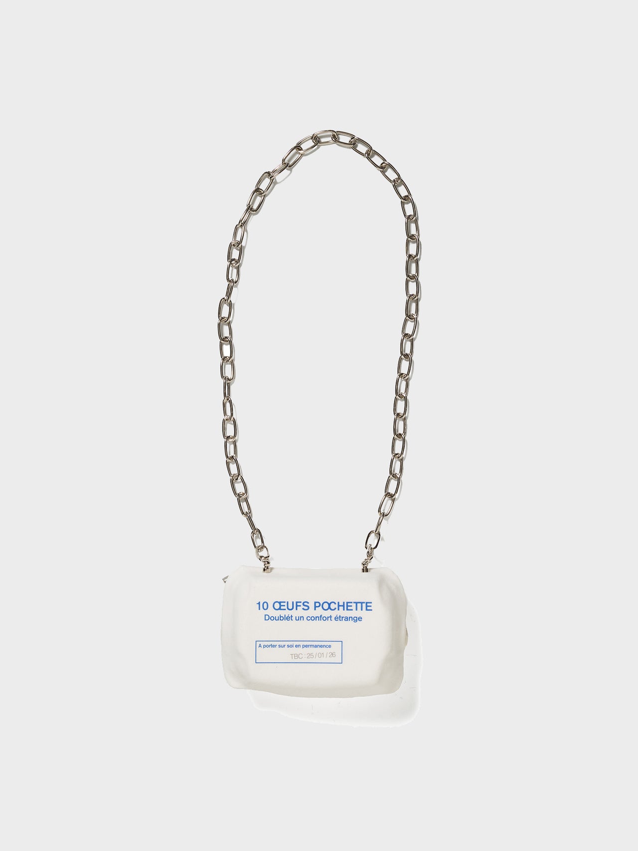 doublet / "EGG PACK" POUCH (WHITE)#30.31