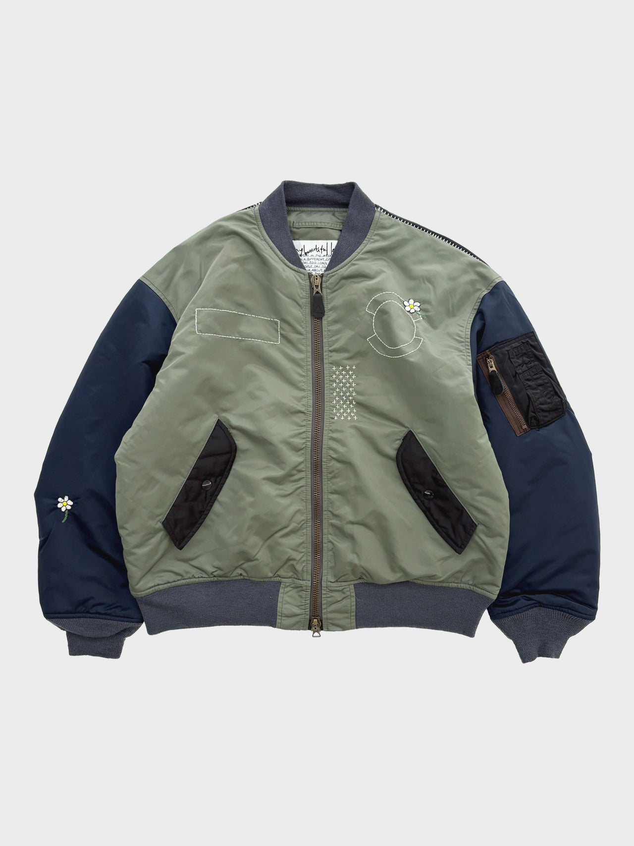 【近日発売予定】my beautiful landlet / EMBROIDERY MA-1 (MULTI)