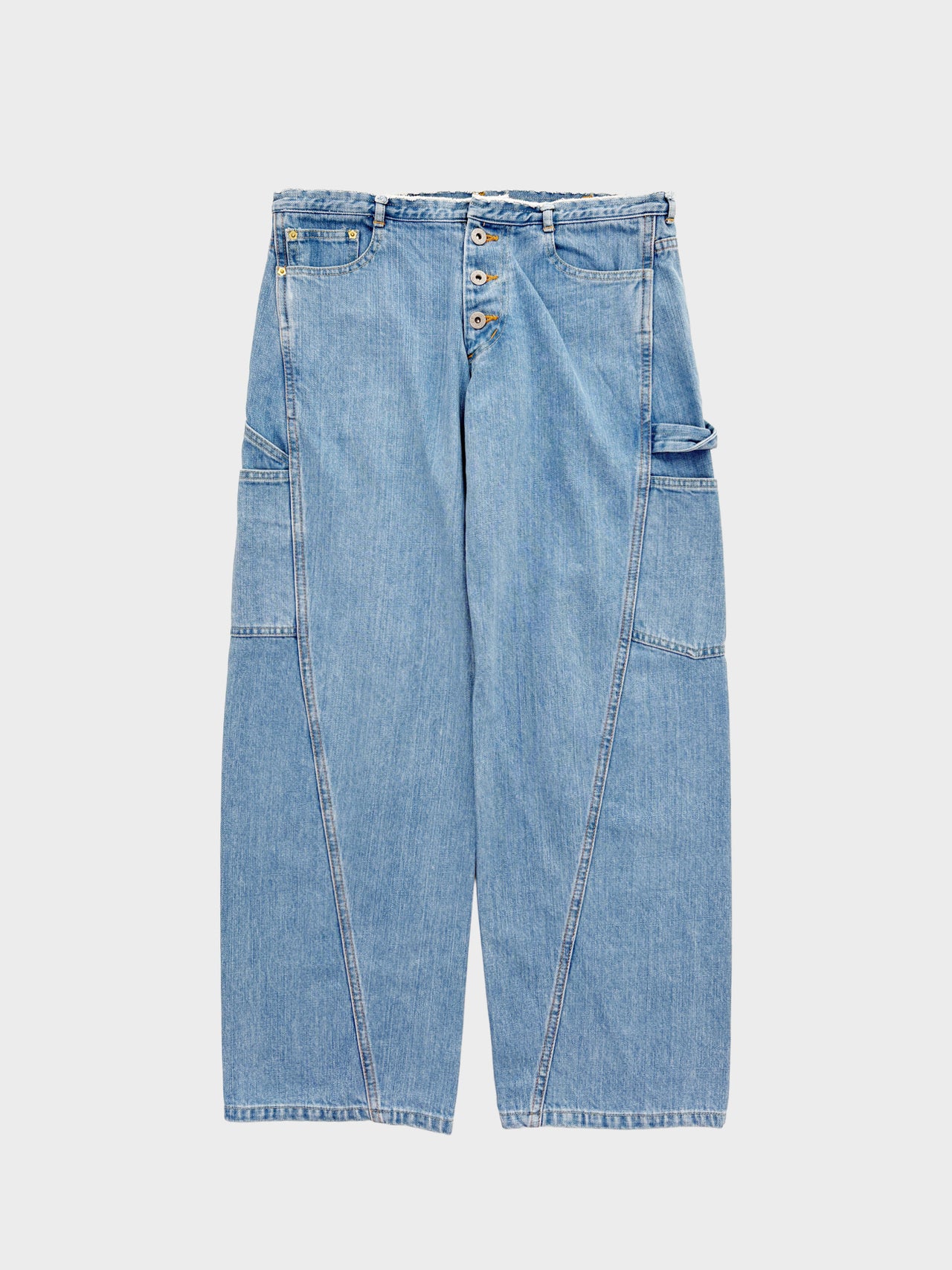 【5月30日(土)12:00販売開始】HOMMENA / EXPOSED SKIN PANTS (BLUE)