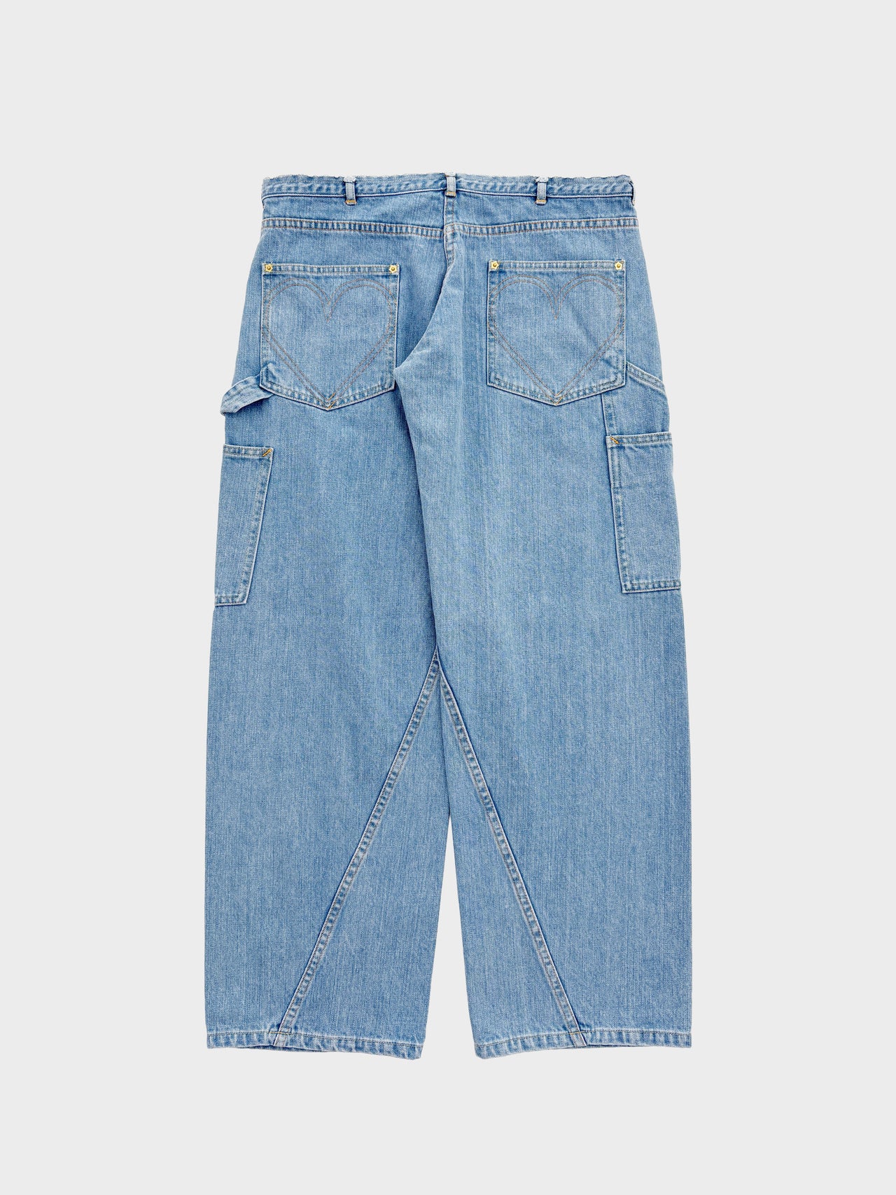 【5月30日(土)12:00販売開始】HOMMENA / EXPOSED SKIN PANTS (BLUE)