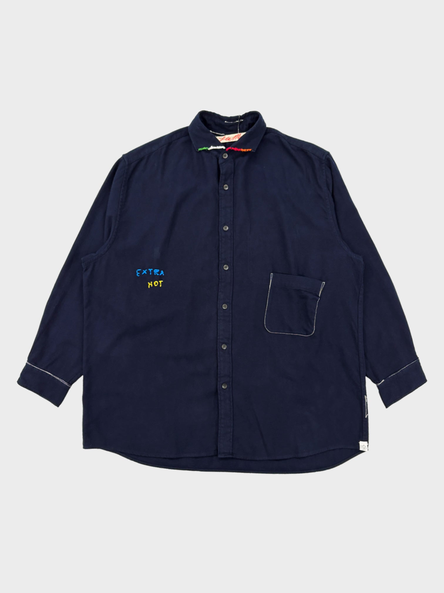 AlexanderLeeChang(LeeMake) / iii3別注 EXTRA HOT SHIRT (NAVY)