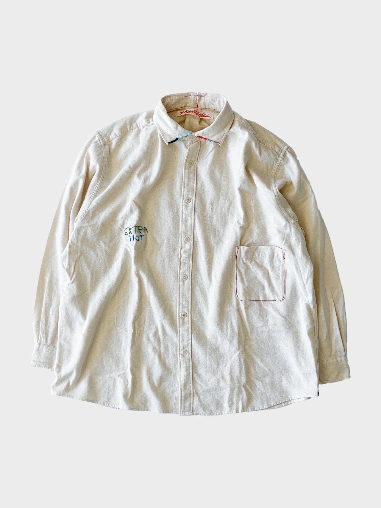 【12月中旬販売開始】AlexanderLeeChang / EXTRA HOT SHIRT (OFF WHITE)