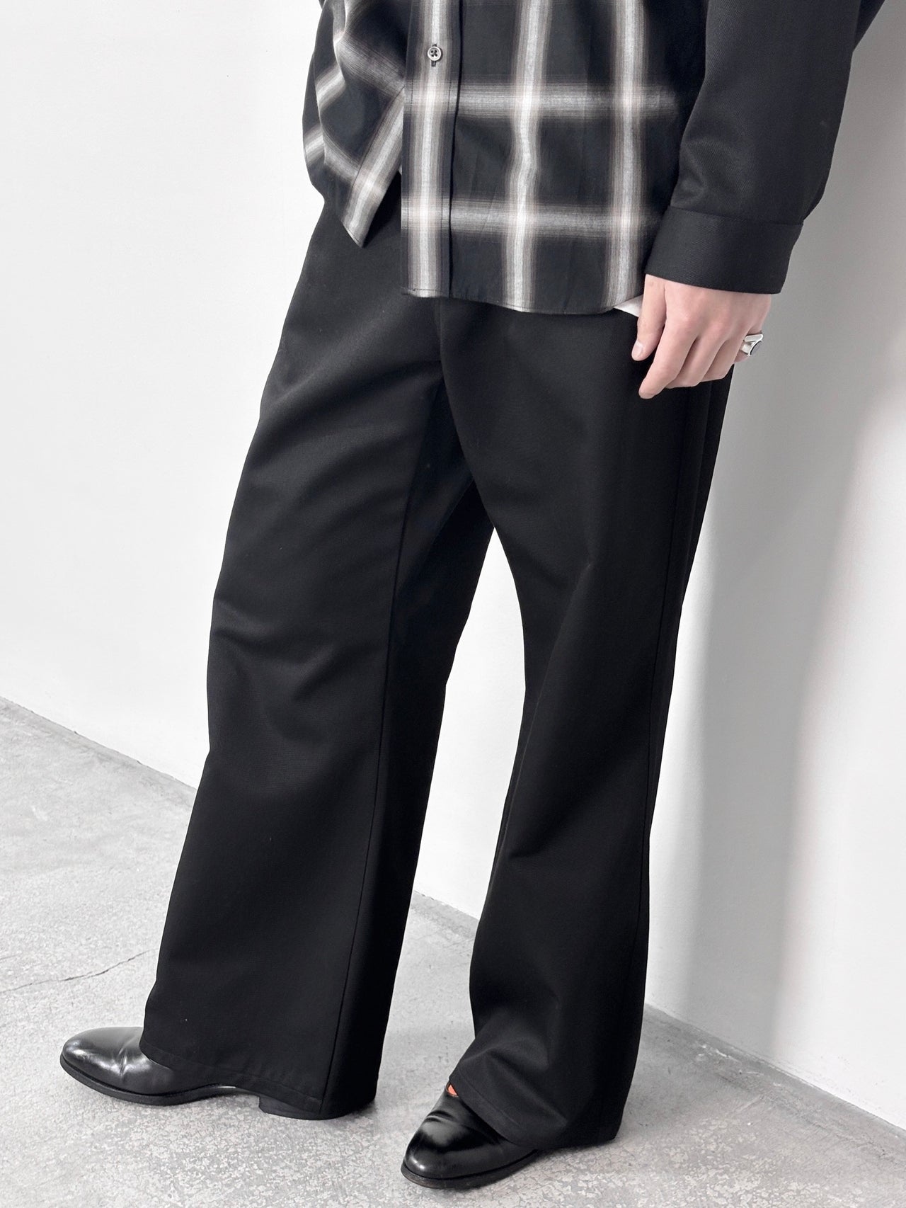 YUTASETOGAWA / CONTOUR 5 TROUSERS (BLACK)