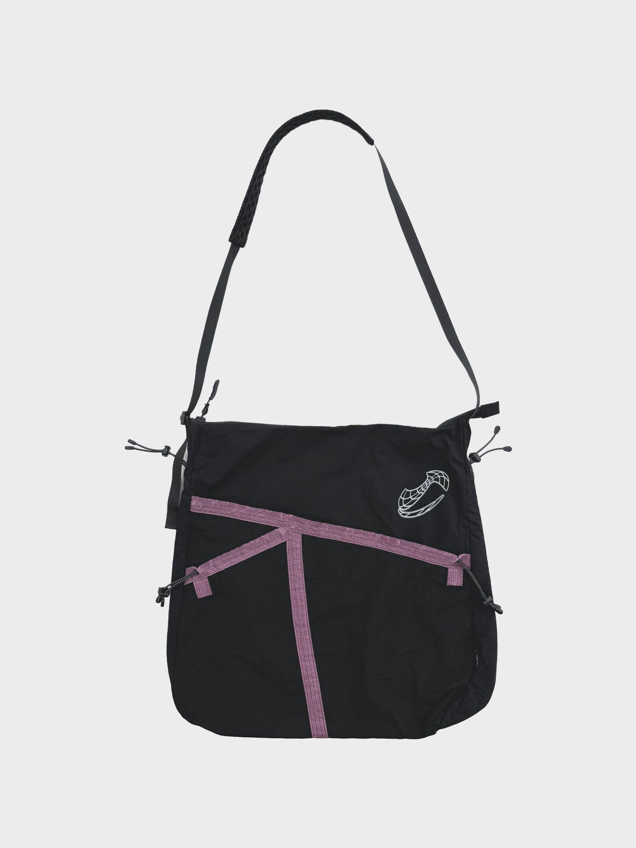SOMEWHERE OUTSIDE HIKING COMPANY / FASTENING SYSTEM CROSSBODDY BAG (PURPLE)