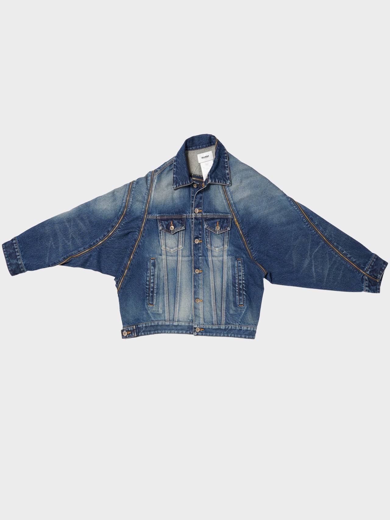 【1月17日(土)12:00販売開始】doublet / FILLETED ZIP DENIM JACKET (INDIGO)