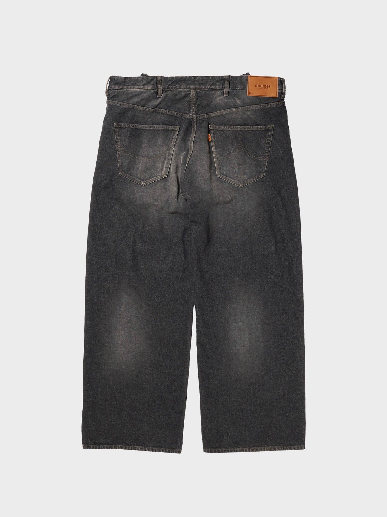 【1月17日(土)12:00販売開始】doublet / FLOATING WAIST DENIM PANTS (BLACK)