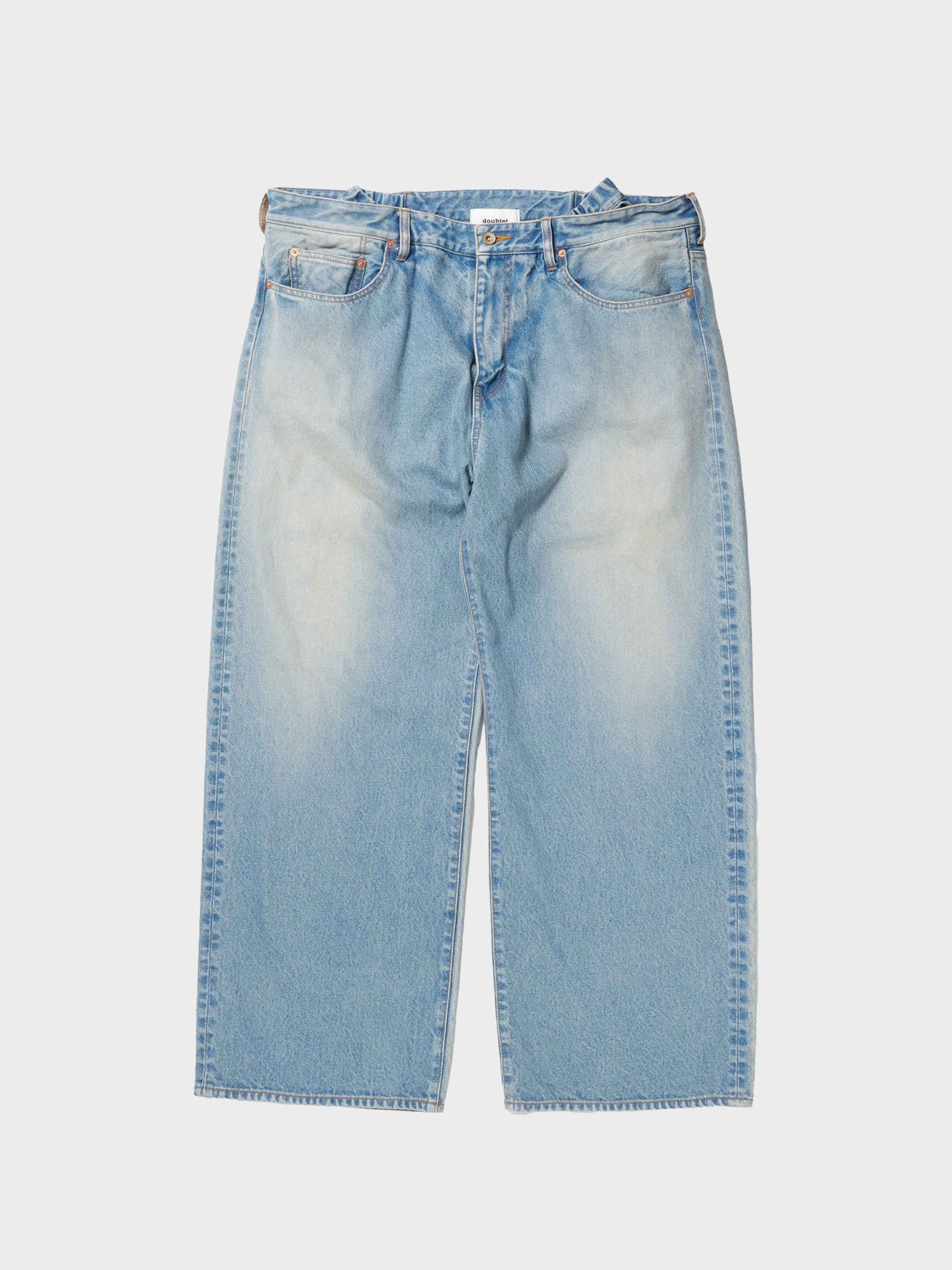 doublet / FLOATING WAIST DENIM PANTS (INDIGO)
