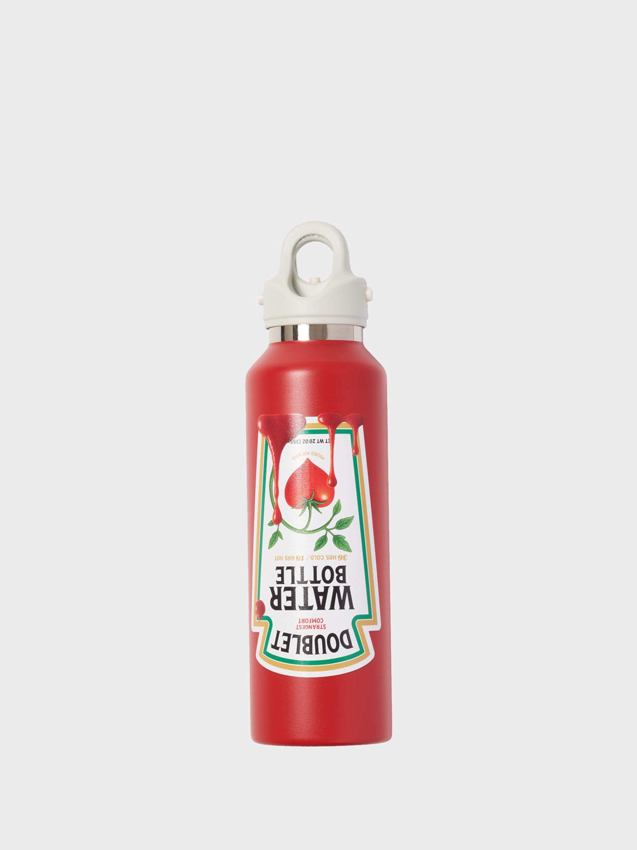 doublet / FRIDGE STYLE WATER BOTTLE MEDIUM (KETCHUP)