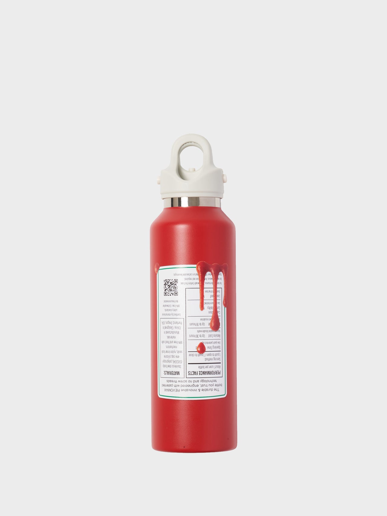 doublet / FRIDGE STYLE WATER BOTTLE MEDIUM (KETCHUP)