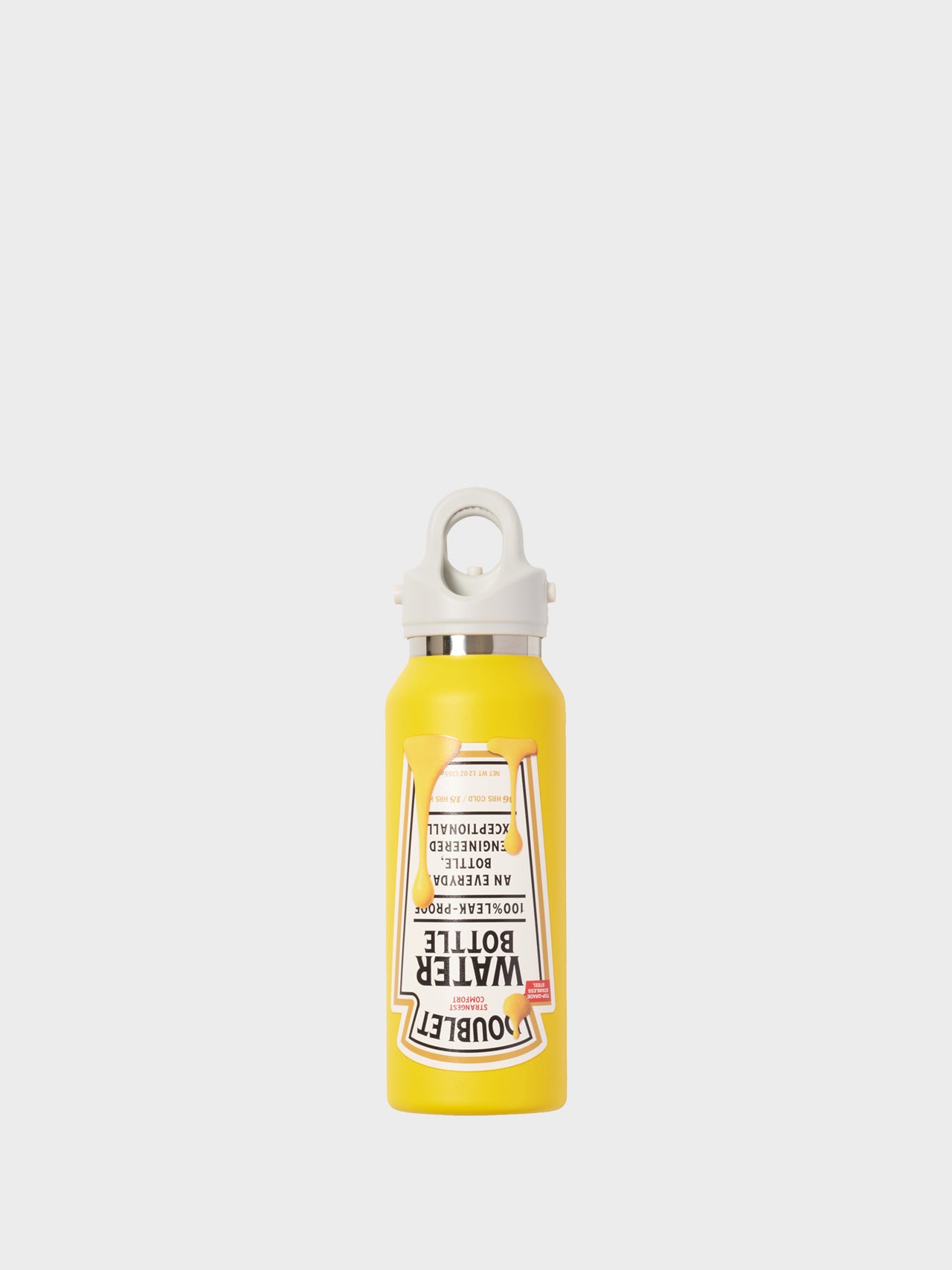 doublet / FRIDGE STYLE WATER BOTTLE SMALL (MUSTARD)