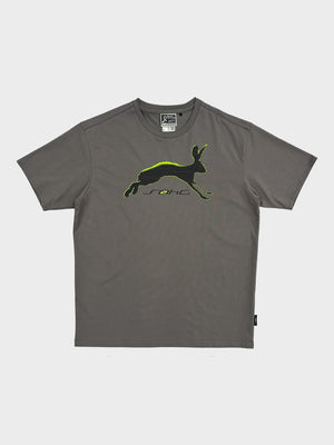 SOMEWHERE OUTSIDE HIKING COMPANY / Food vs Life T-Shirt (GRAY)