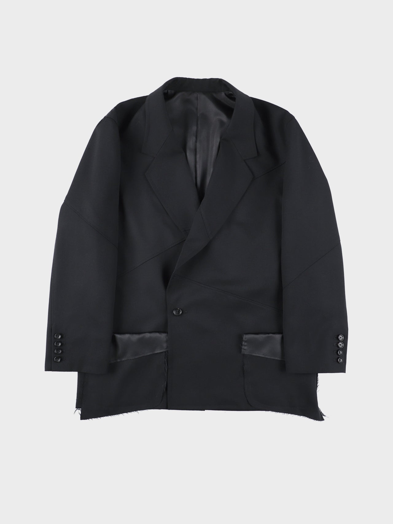 【7月18日(土)12:00販売開始】Sulvam / GABARDINE SWITCHING JKT (BLACK)