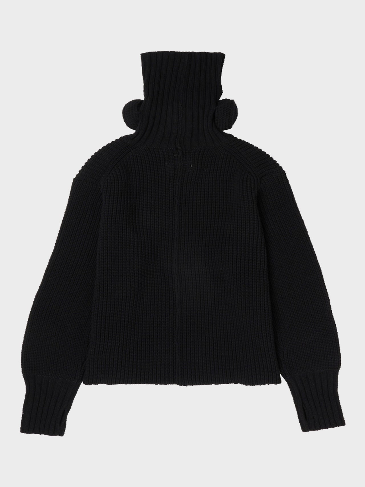 【8月15日(土)12:00発売】doublet / GAS MASK TURTLENECK KNIT (BLACK)
