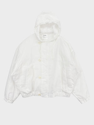 DIGAWEL / GAUZE BLOUSON (WHITE)