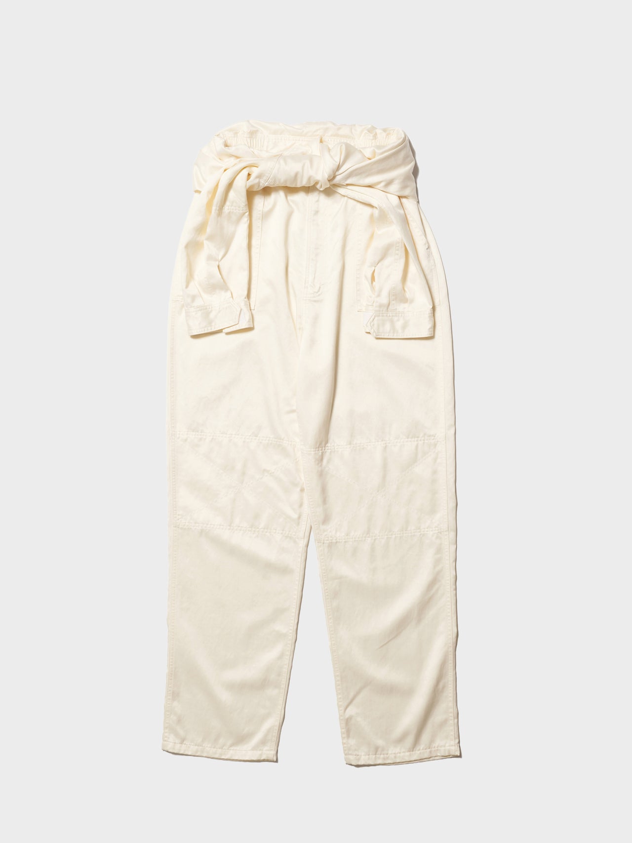doublet / HALF-COVERALL WORK PANTS (WHITE)
