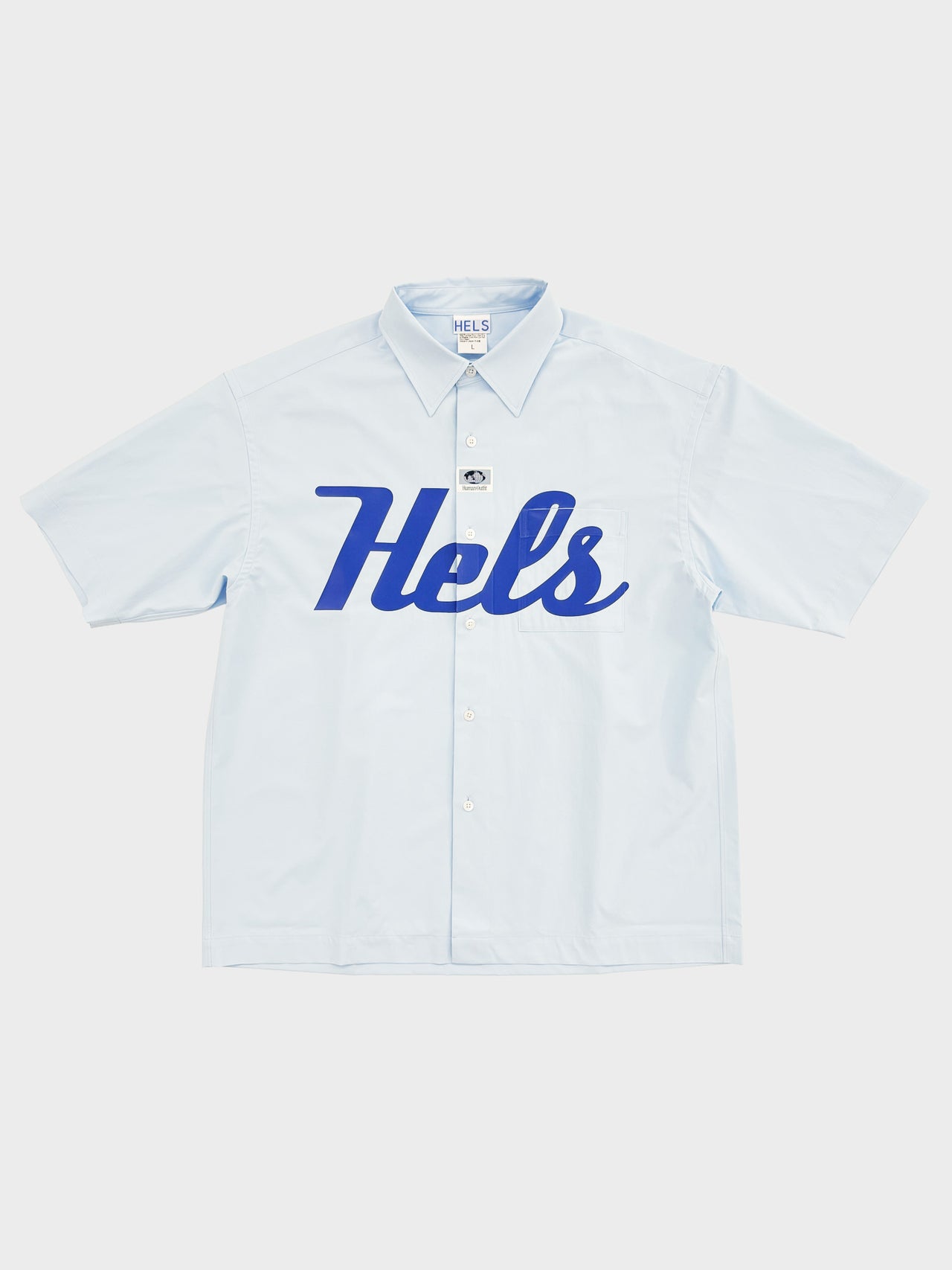 HELS / HELS S/S LOGO SHIRT (SAXE BLUE)