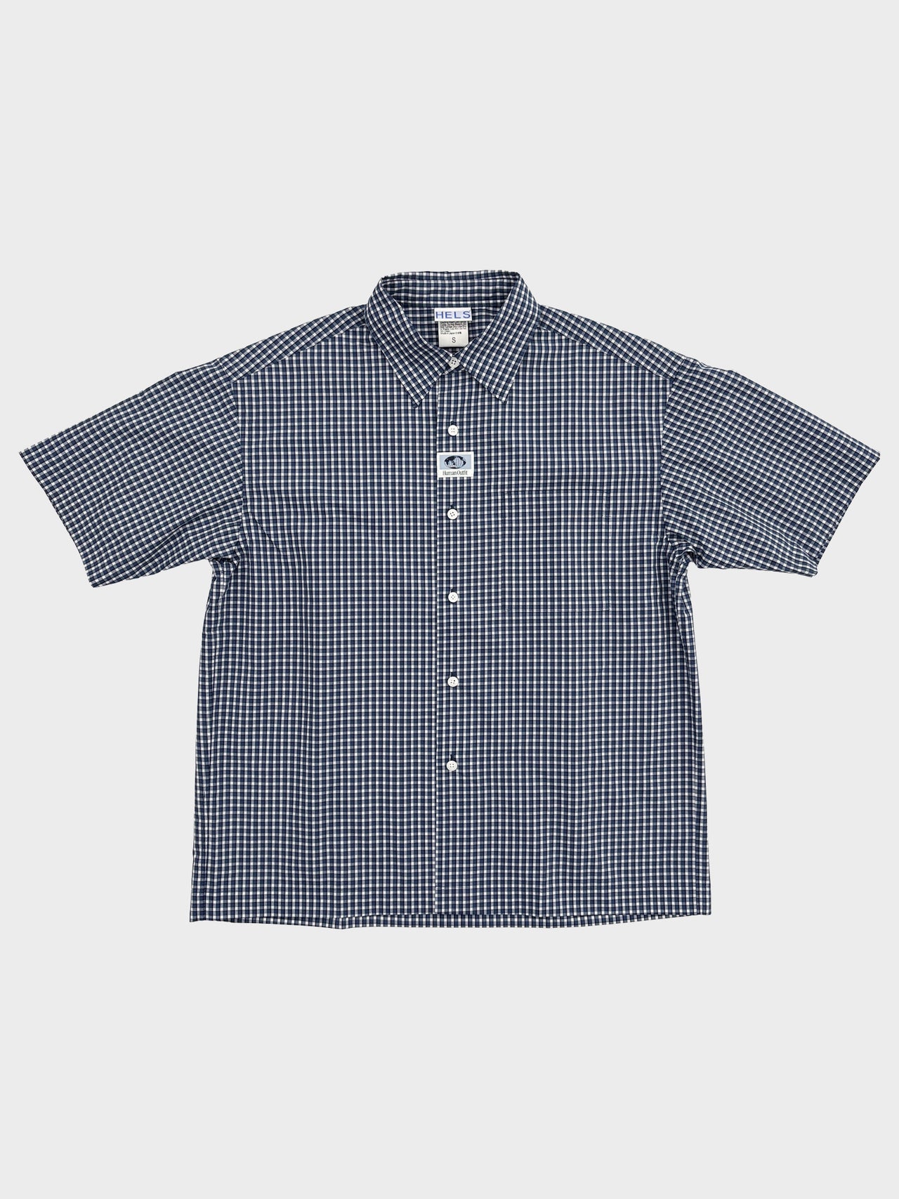 HELS / HELS S/S  SHIRT (BLUE CHECK)