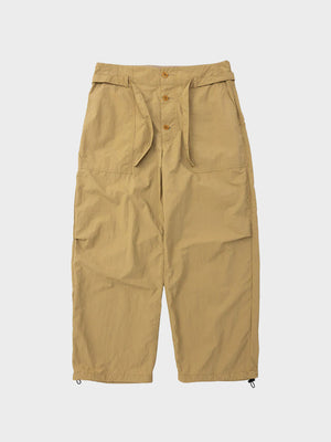 DIGAWEL / HIGH-WAISTED PANTS (BEIGE)