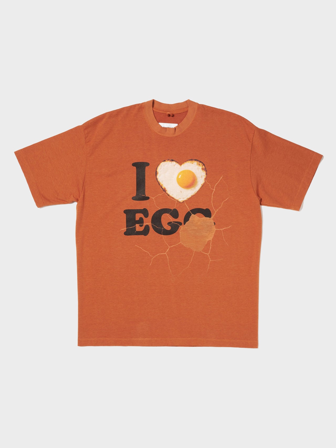 【2月14日(土)12:00販売開始】doublet / I LOVE EGG T-SHIRT (BROWN)