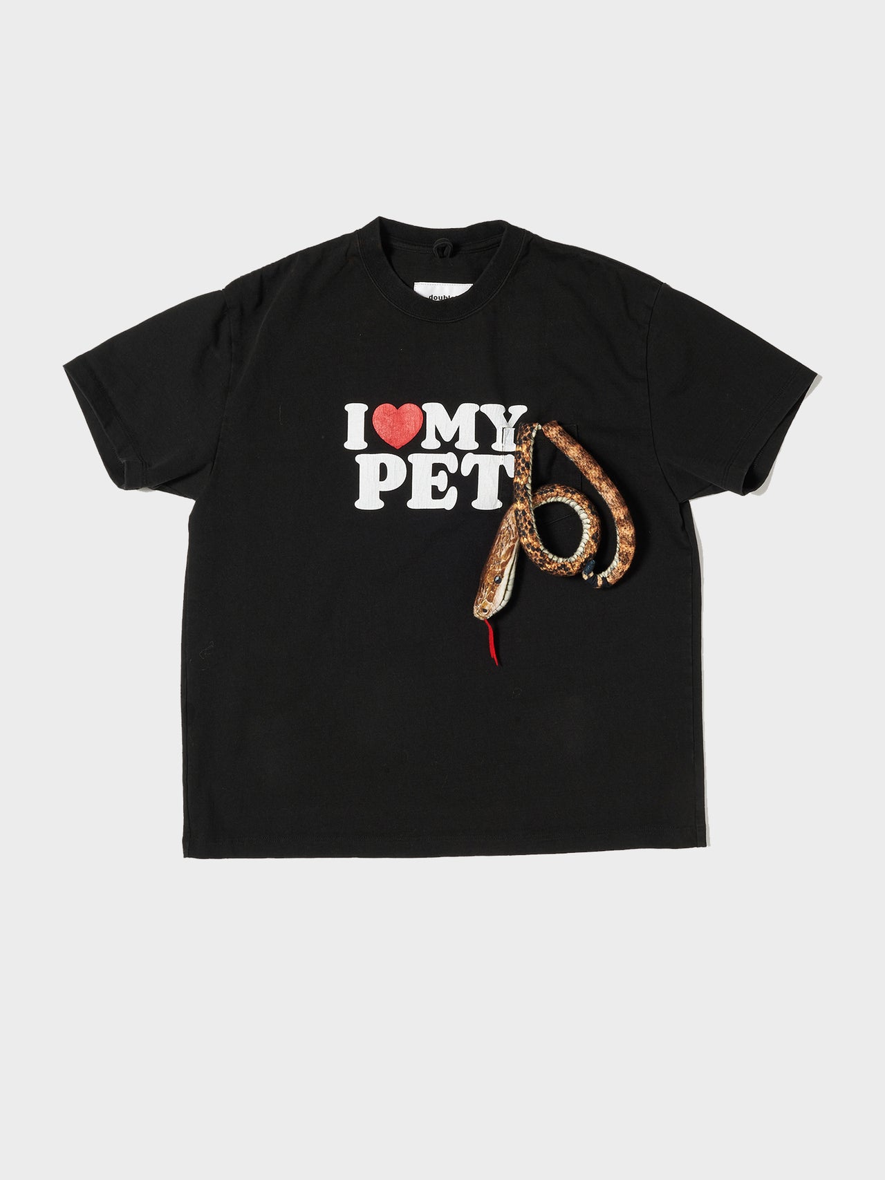 doublet / I LOVE MY PET T-SHIRT (BLACK) #5,6