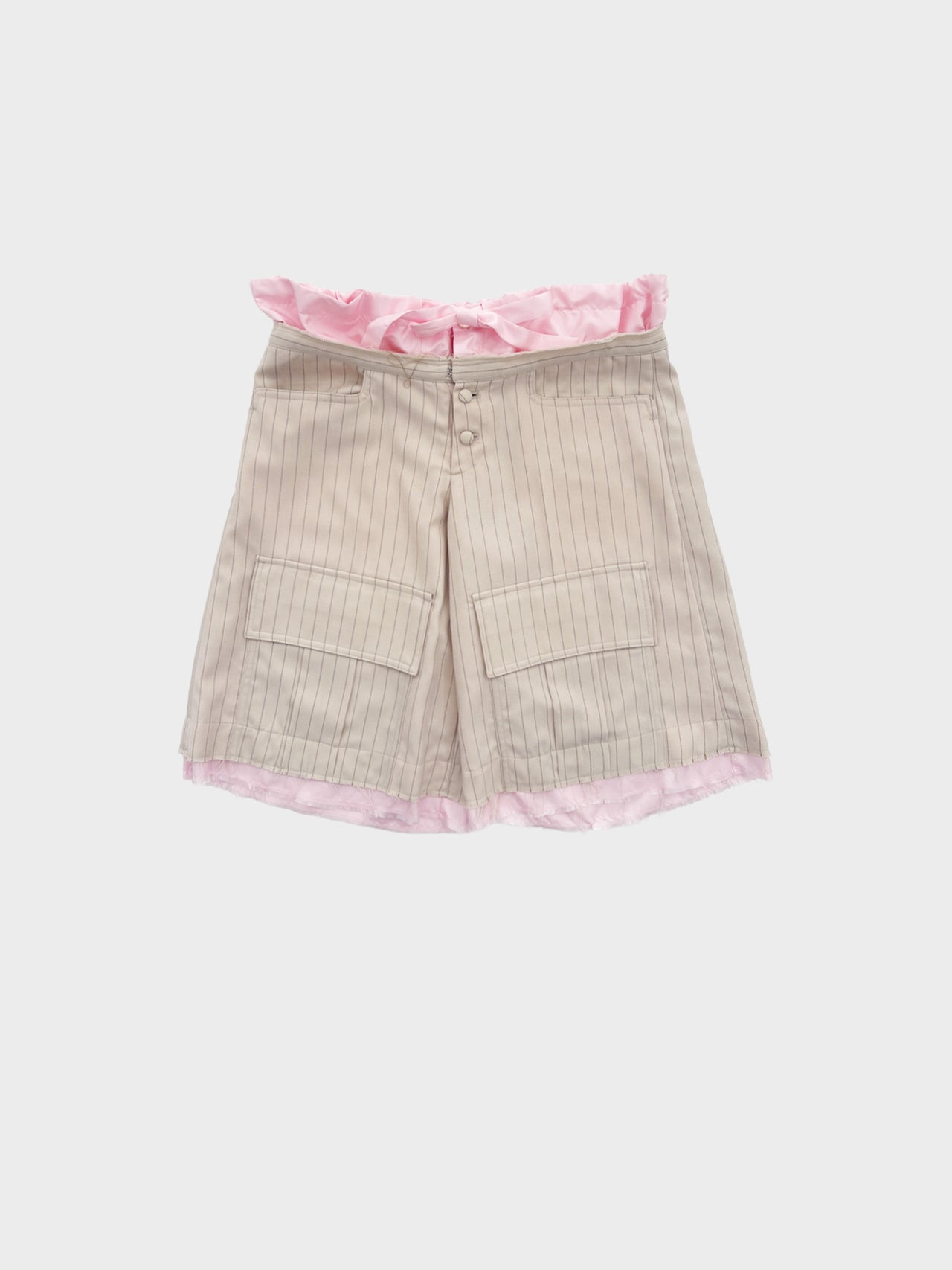 【5月30日(土)12:00販売開始】HOMMENA / IIOPSOAS SAFARI HALF PANTS (BEIGE)