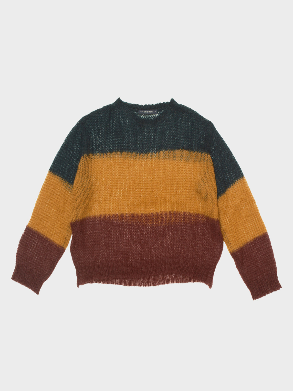 【9月12日(土)12:00発売】COGNOMEN / IMAGINARY FLAG KNIT(GREEN)
