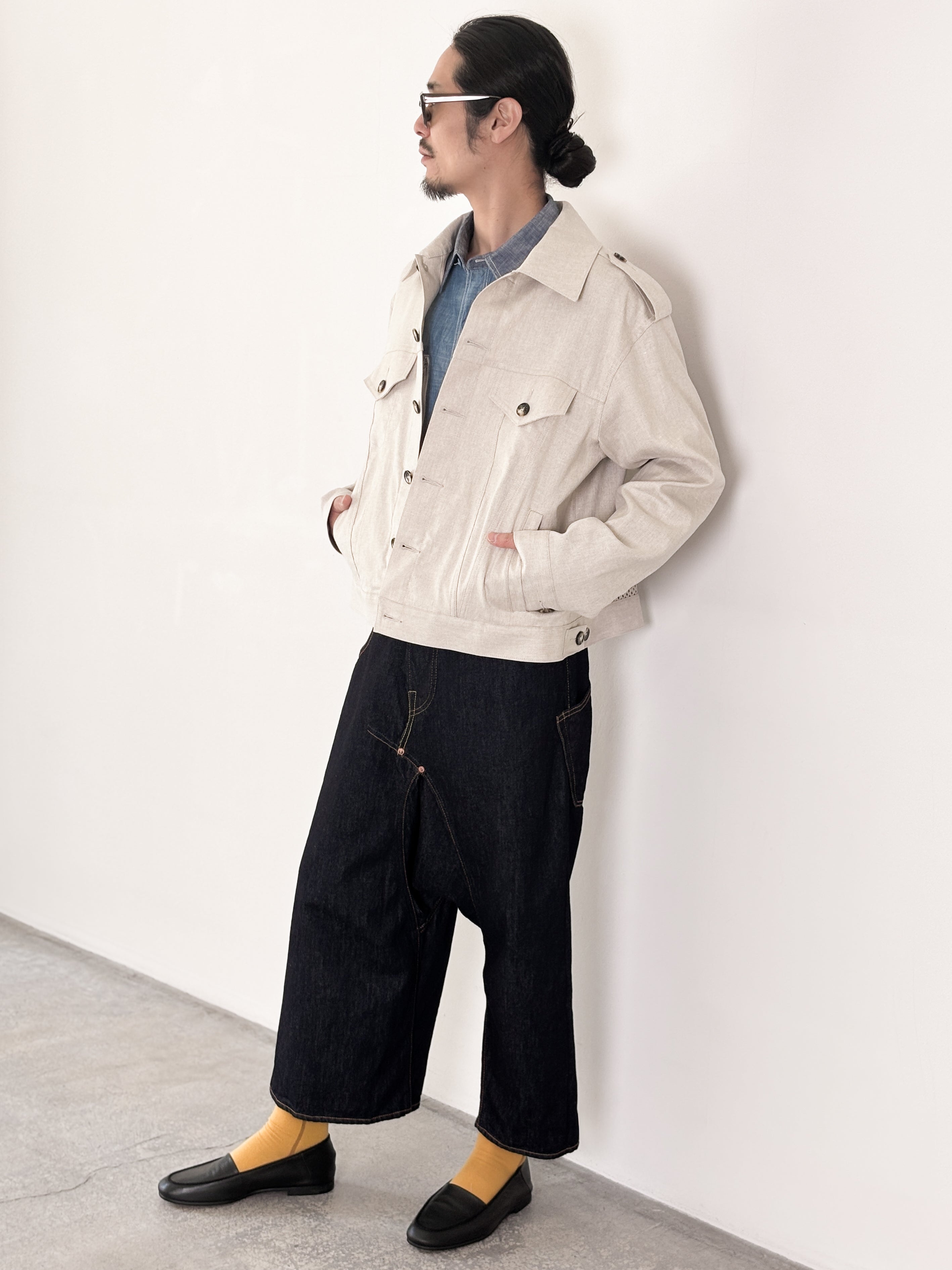 FUMITO GANRYU / GRAFFITI 5P SARROUEL (INDIGO)