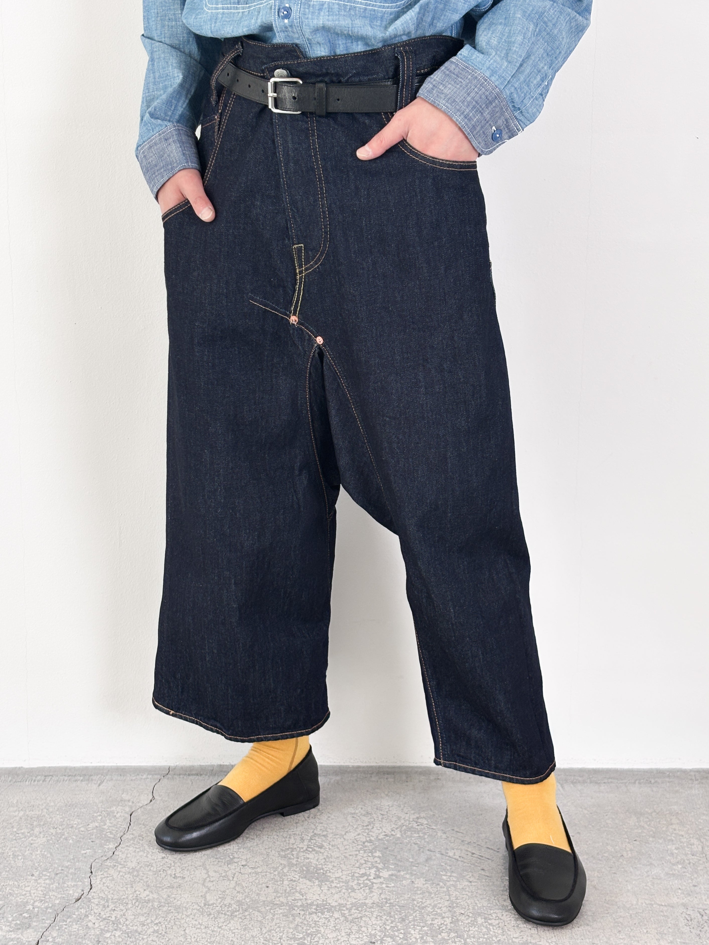 FUMITO GANRYU / GRAFFITI 5P SARROUEL (INDIGO)