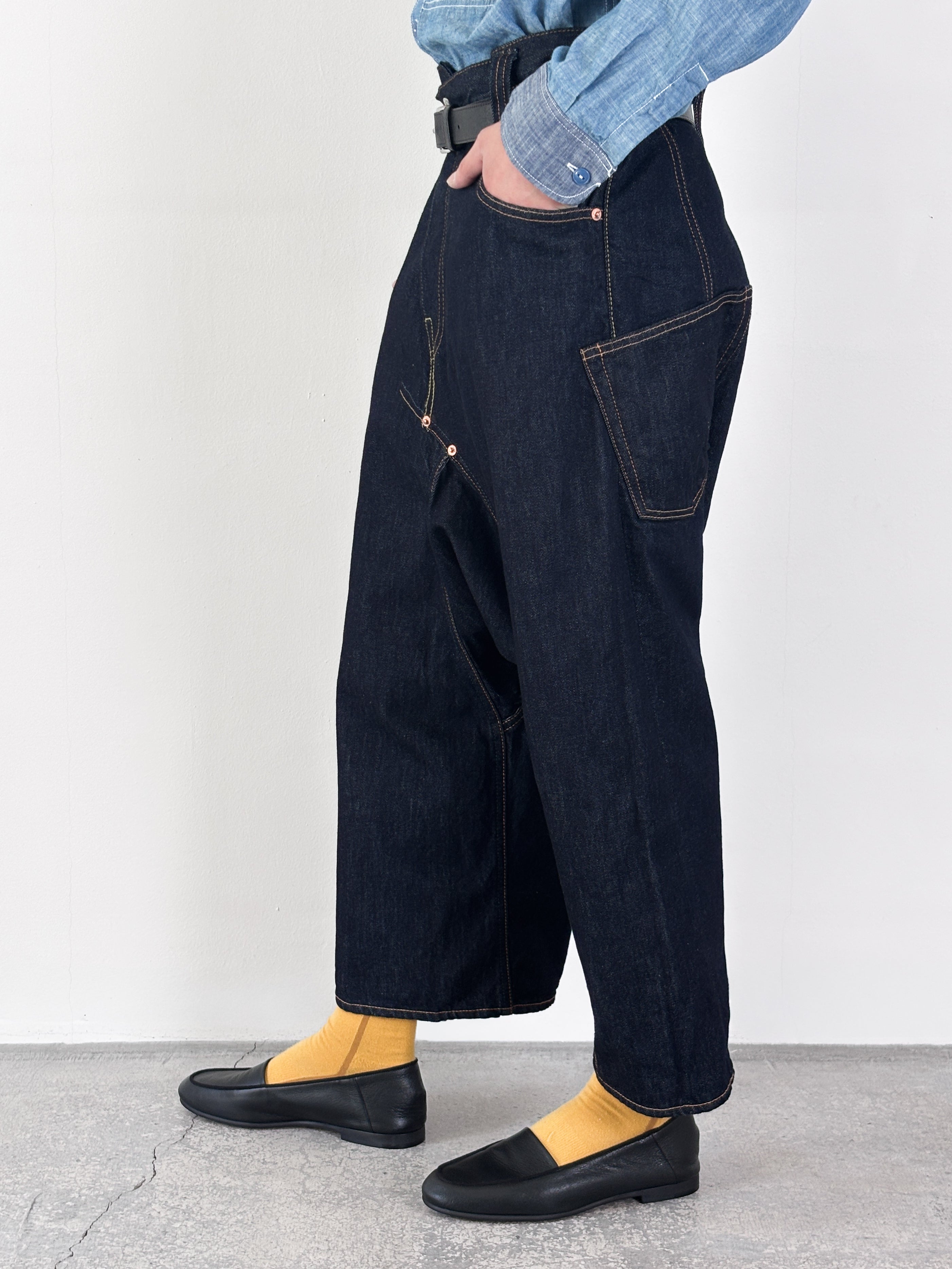 FUMITO GANRYU / GRAFFITI 5P SARROUEL (INDIGO)