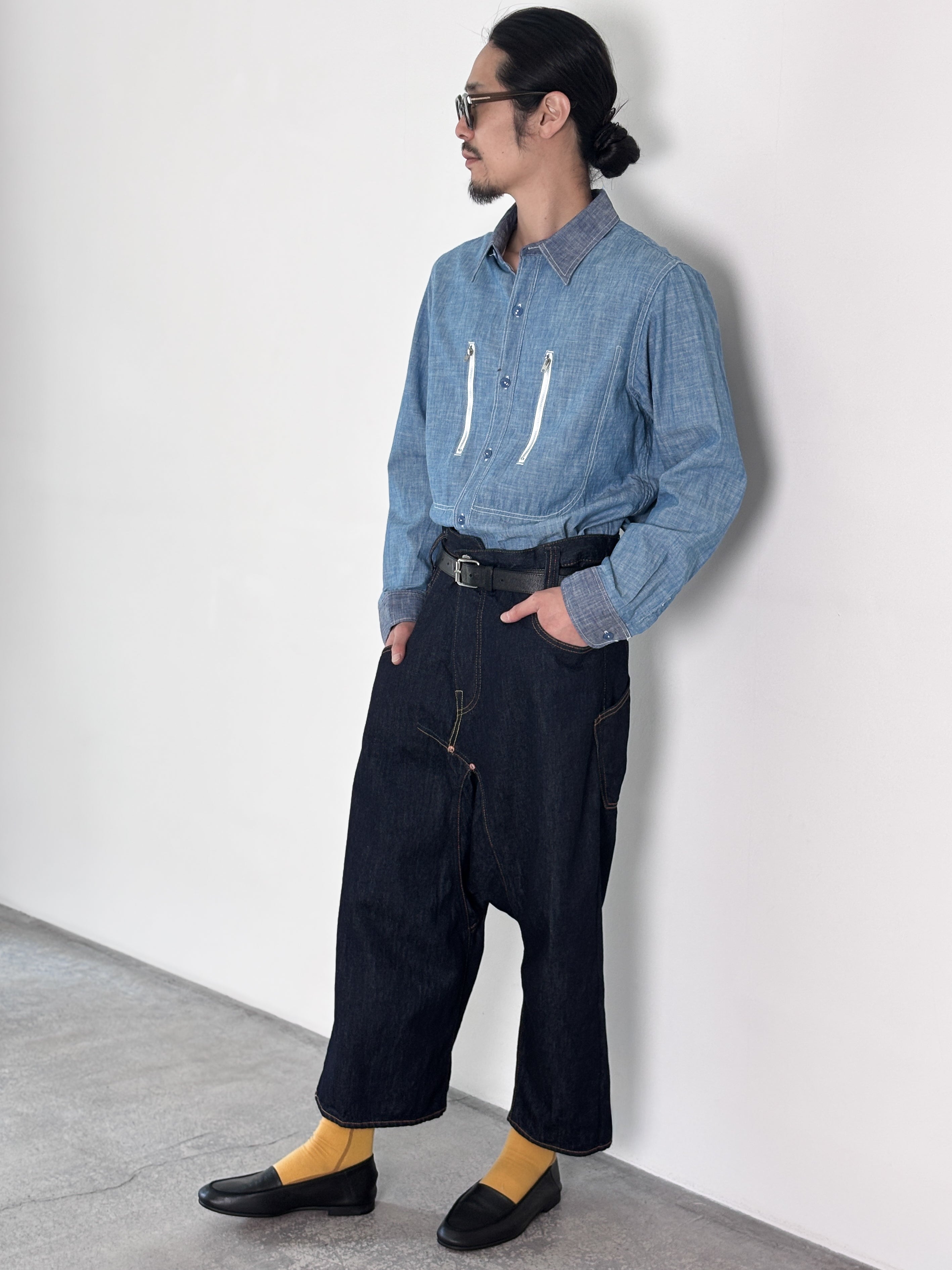 FUMITO GANRYU / GRAFFITI 5P SARROUEL (INDIGO)